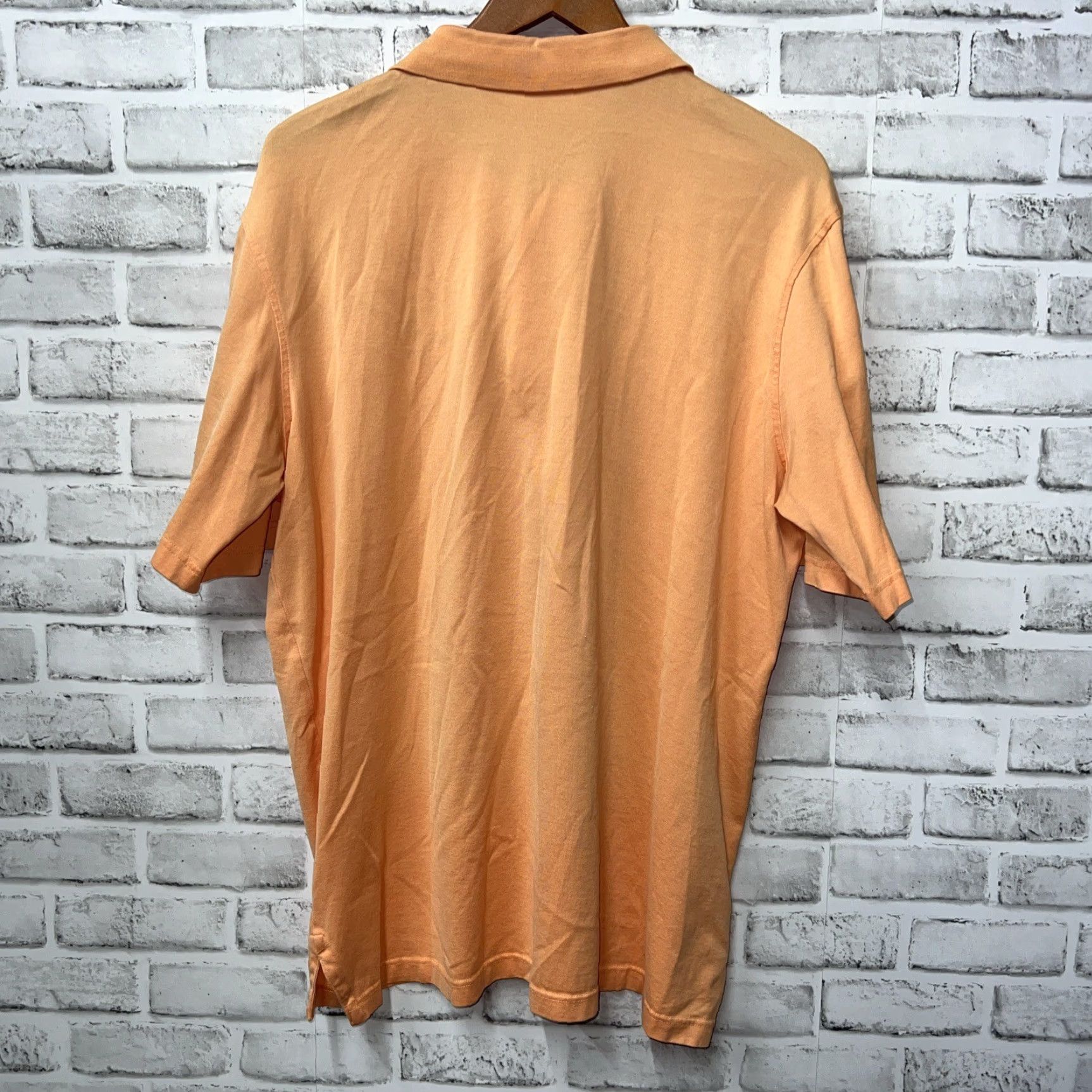 Vintage Straight Down Shirt Mens Size L Orange Polo Size US L / EU 52-54 / 3 - 5 Thumbnail