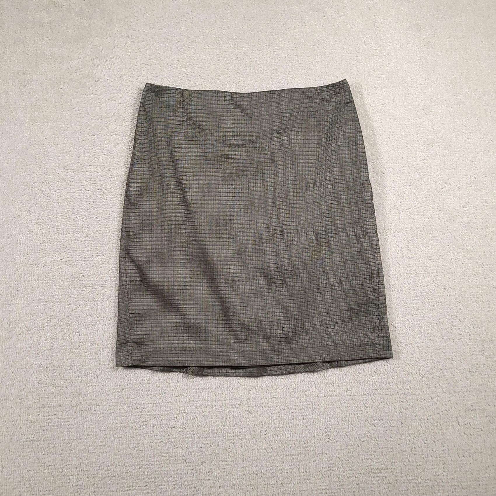 Vintage VINTAGE? The Limited Collection Skirt Womens 6 Gray Plaid Pencil Career Lined Office Size 28" / US 6 / IT 42 - 2 Thumbnail