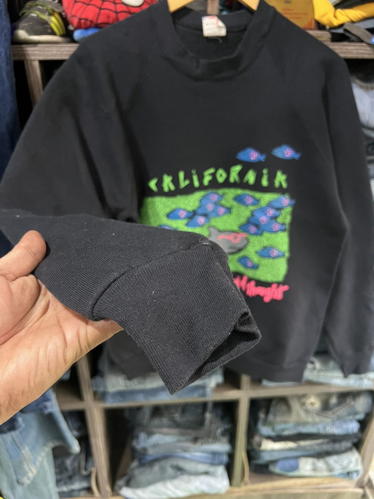 Fruit Of The Loom 🔥Vintage Fruit of The Loom California Crewneck Sweatshirt Size US M / EU 48-50 / 2 - 10 Thumbnail