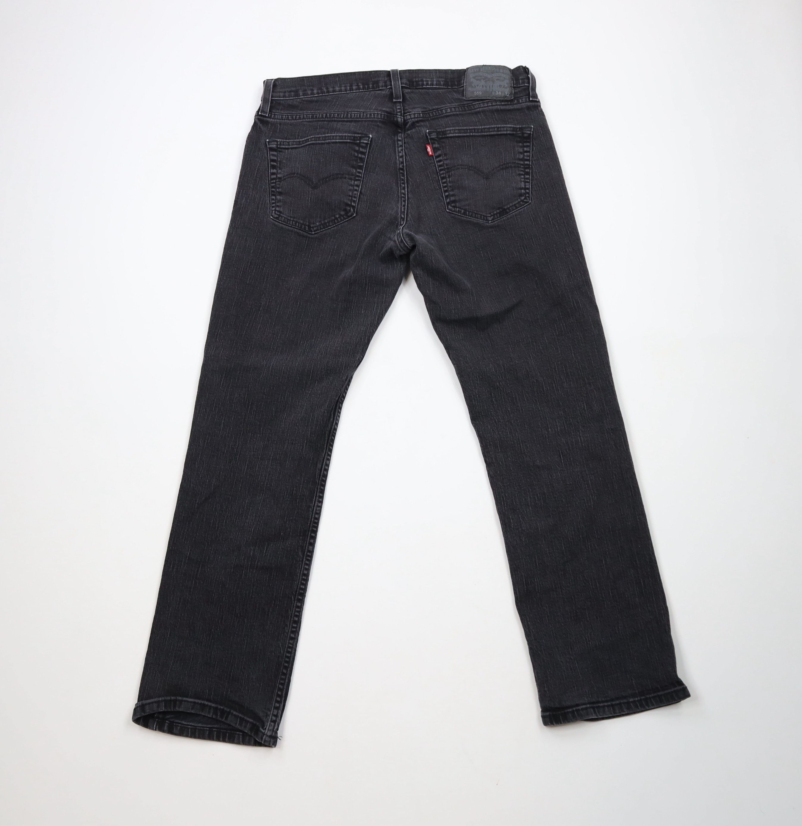 Levi's × Vintage Vintage Y2K Levis 569 Stretch Loose Straight Wide Leg Jeans Size US 34 / EU 50 - 8 Thumbnail