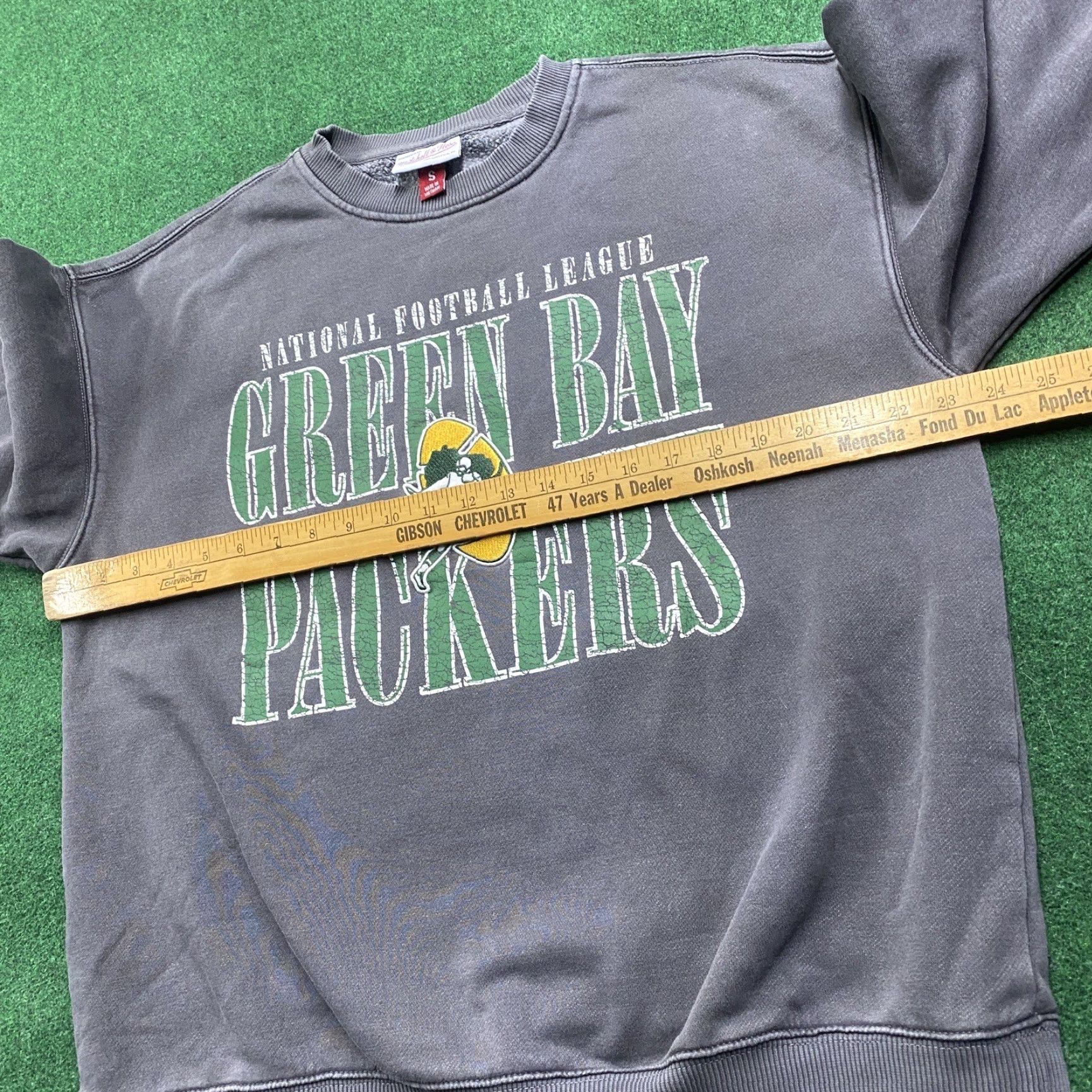 NFL VINTAGE Green Bay Packers Sweatshirt Mens S Gray Y2K NFL Football Sweater Size US S / EU 44-46 / 1 - 5 Thumbnail
