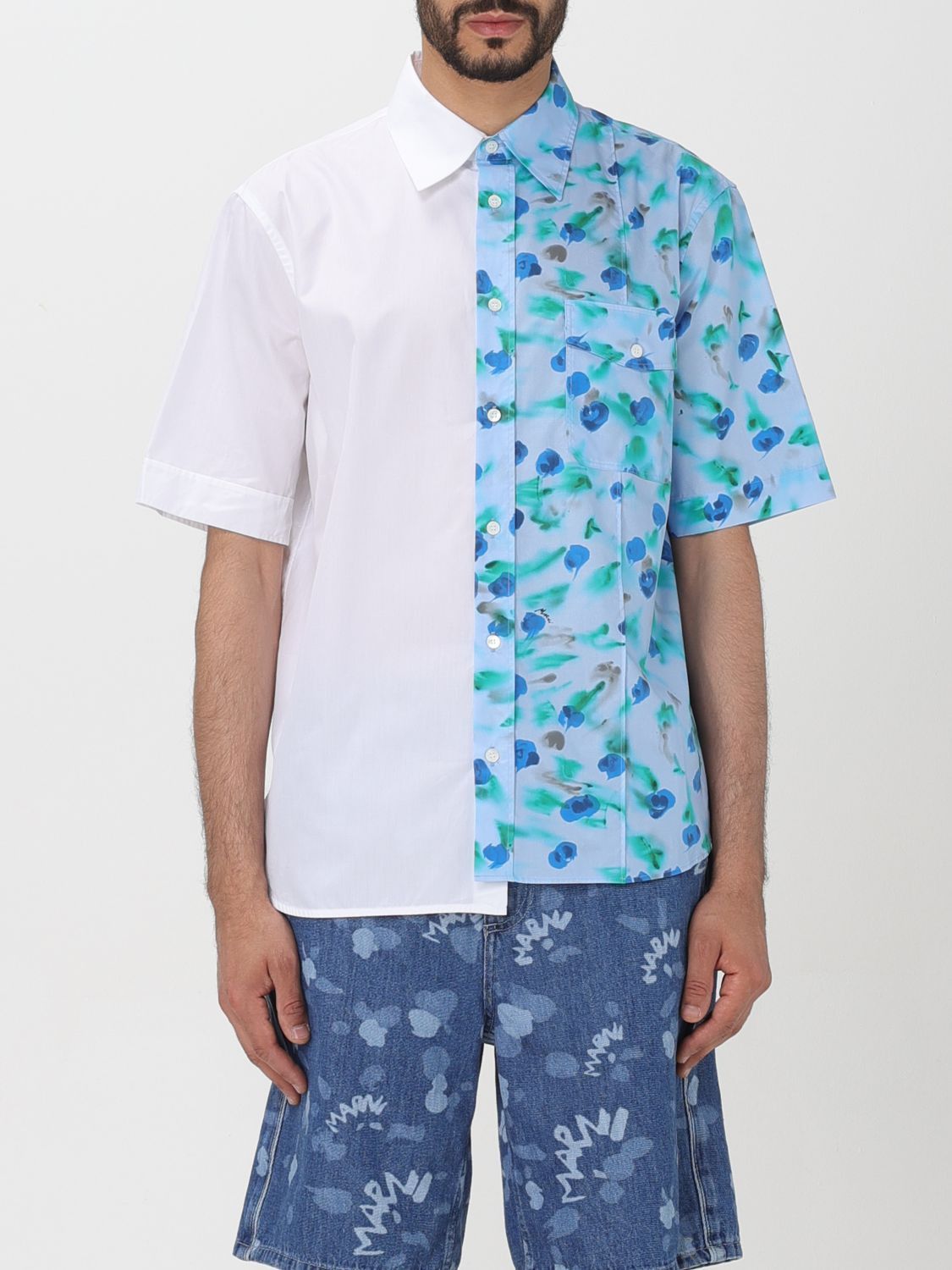 image of Marni Shirt Men Blue (Size XL)