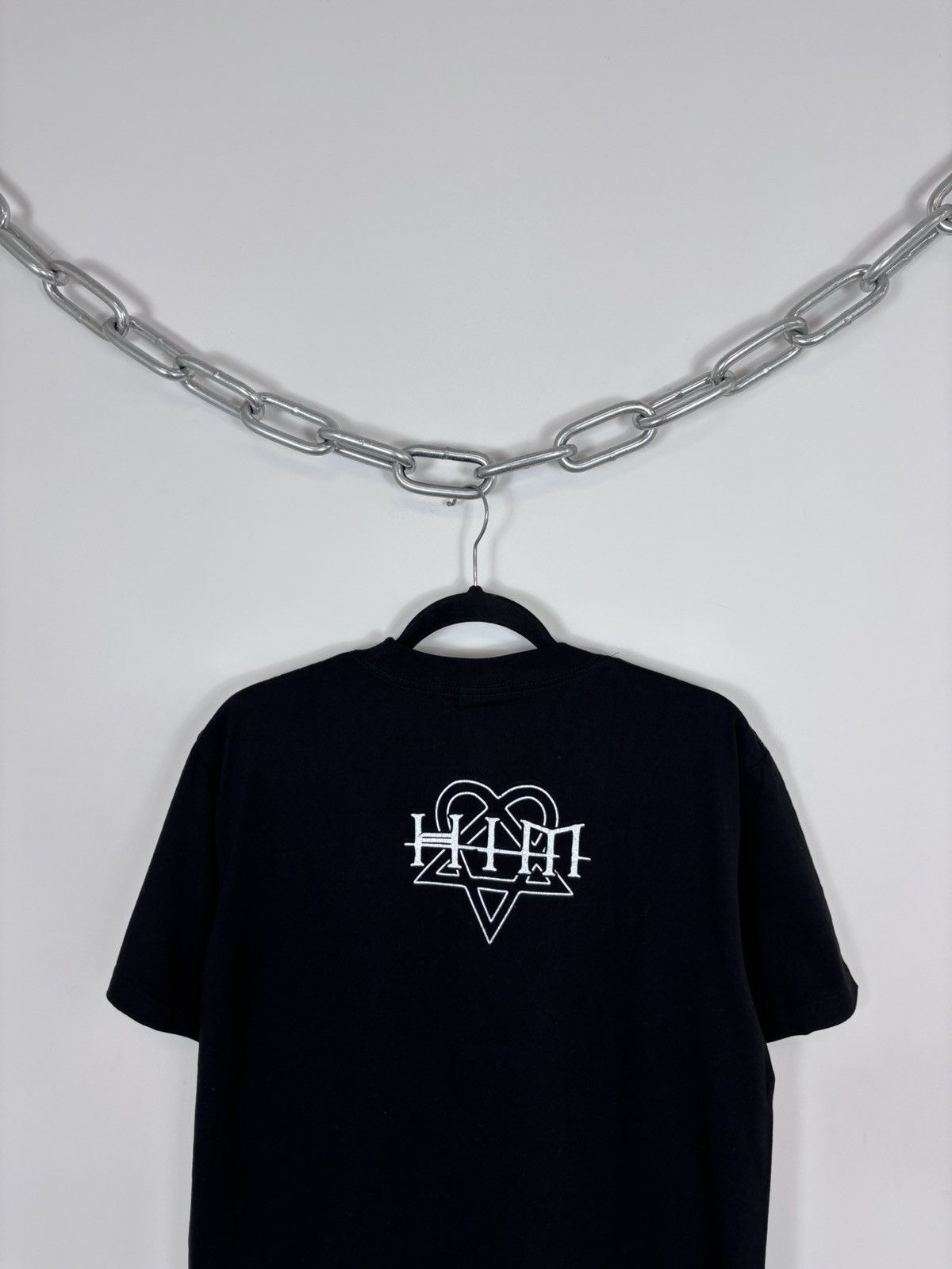 Band Tees Vintage HIM Big Logo Black Rock Band T-Shirt Tee Size US L / EU 52-54 / 3 - 12 Thumbnail