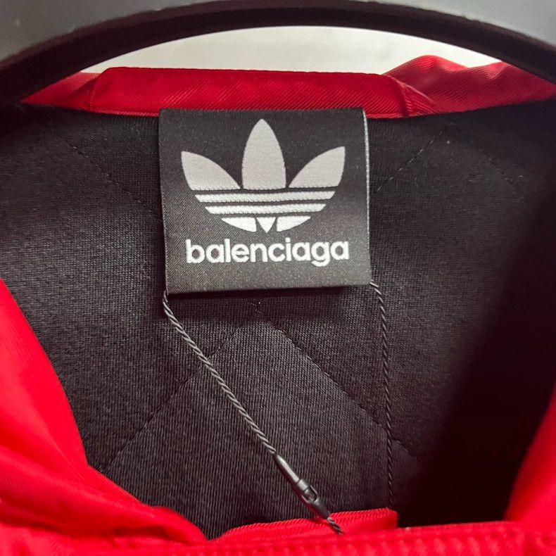 Balenciaga Balenciaga Balenciaga Red Long Hooded Jacket-2506 Size US M / EU 48-50 / 2 - 2 Thumbnail