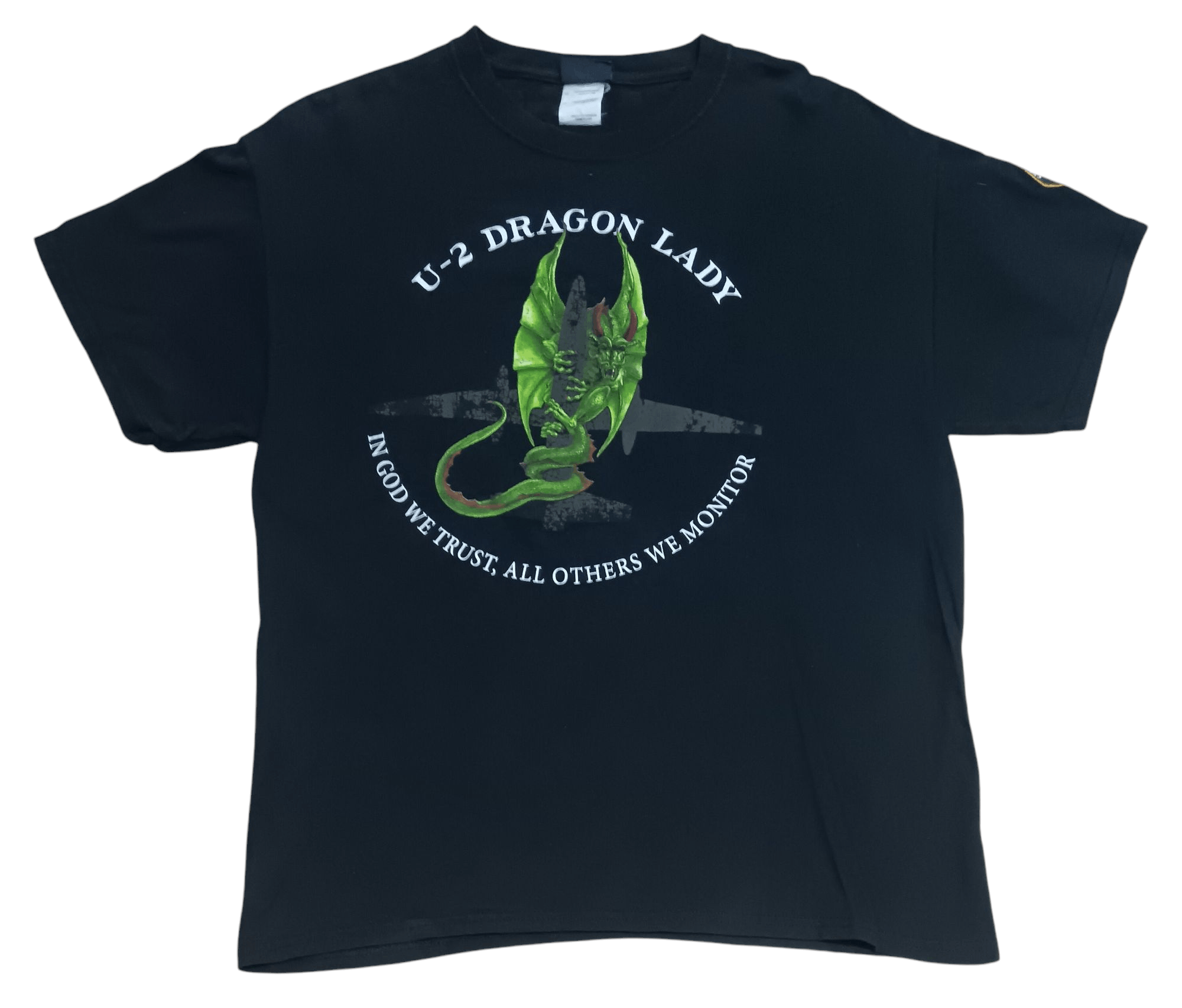 Vintage U2 DRAGON LADY CIA SHIRT Size US L / EU 52-54 / 3 - 1 Thumbnail