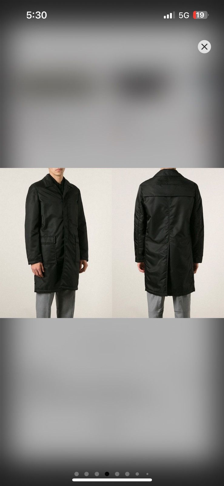 Givenchy $3200 Givenchy Long Padded Nylon Rottweiler Overcoat Size M Size US L / EU 52-54 / 3 - 9 Thumbnail