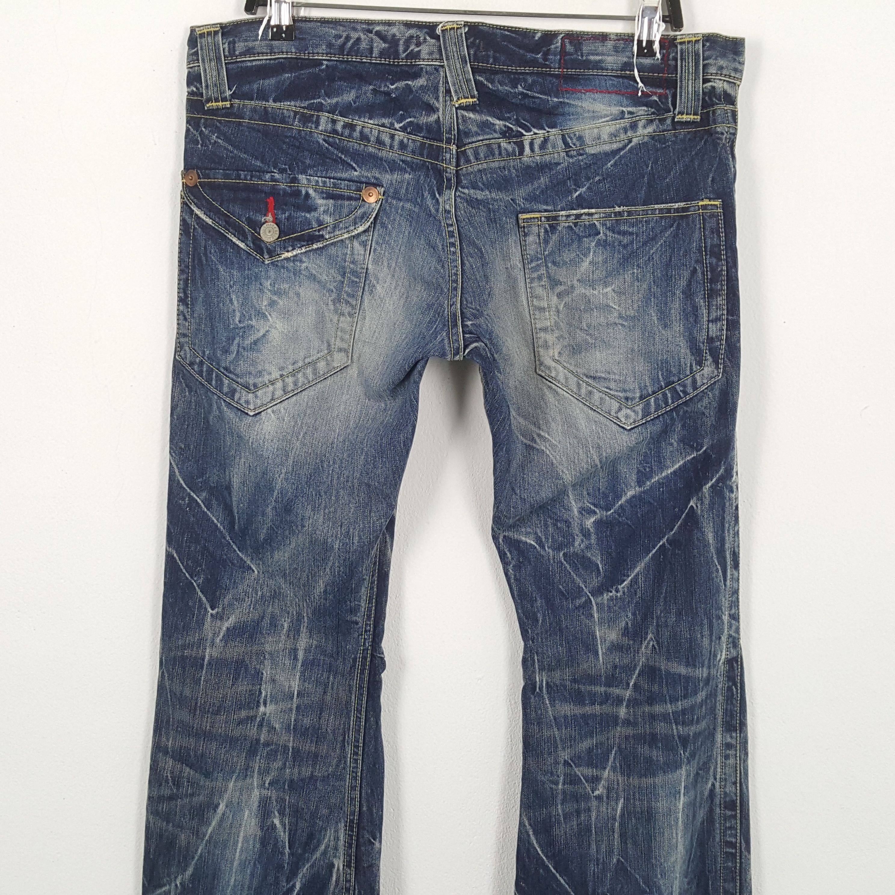 Japanese Brand Blue Way Streetwear Rock Punk Style Jeans Size US 36 / EU 52 - 5 Thumbnail