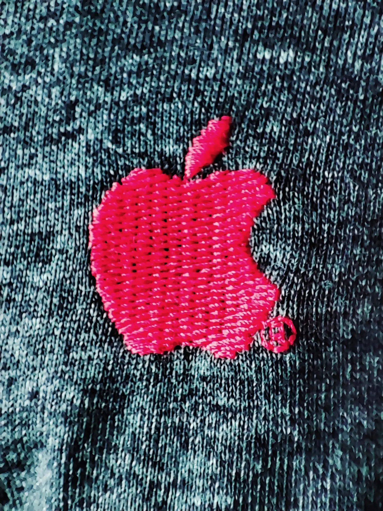 Apple Apple Big Logo Embroidered vintage 80's Merch T shirt Size US XL / EU 56 / 4 - 9 Thumbnail