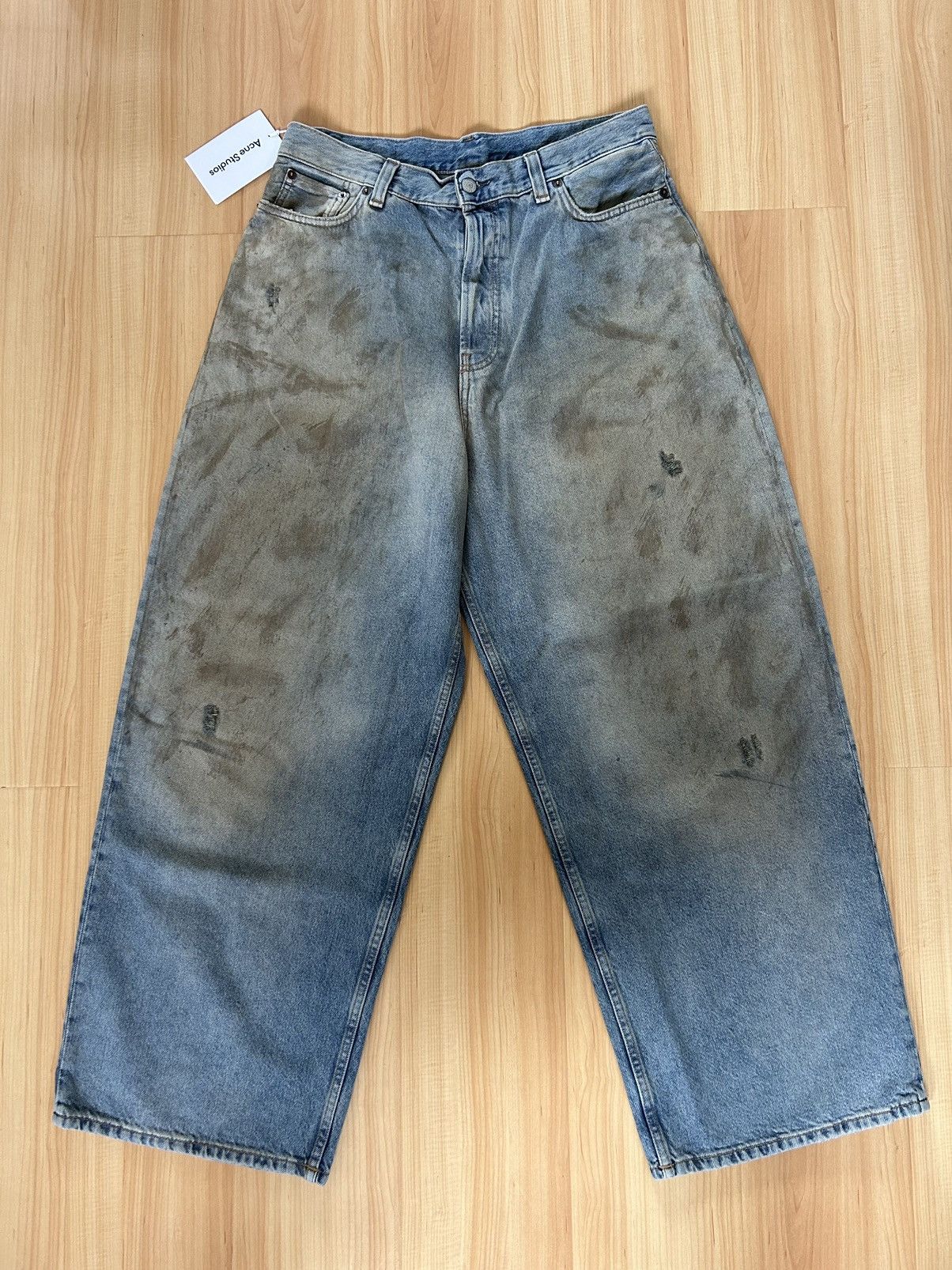 Acne Studios Acne Studios 2023F Super Baggy Jeans Penicillin