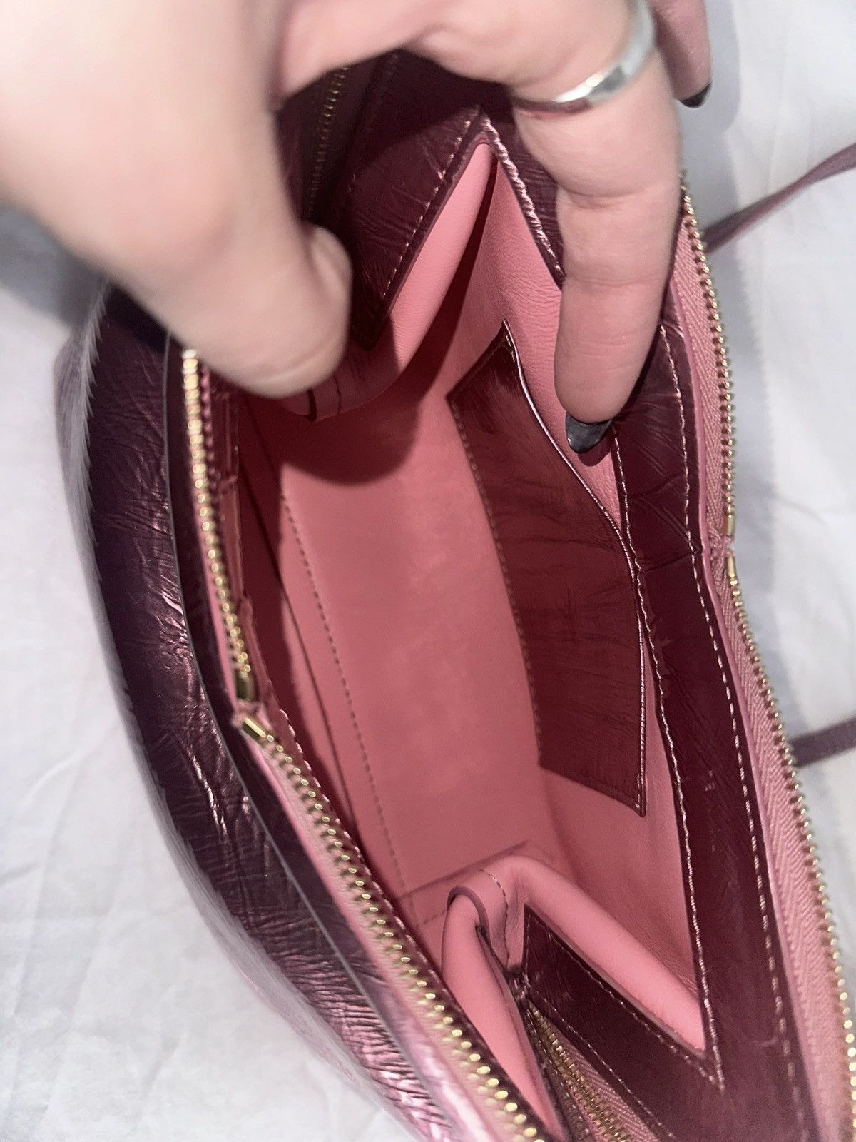 Mansur Gavriel Mansur Graviel Metallic Pink Bag Size ONE SIZE - 6 Thumbnail