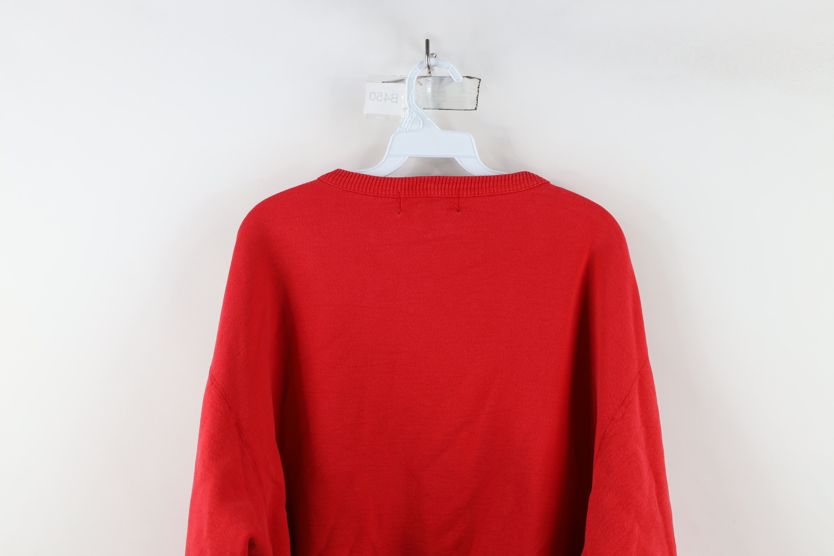 Vintage Vintage 90s Spell Stratford Festival Crewneck Sweatshirt Red Size US XL / EU 56 / 4 - 11 Thumbnail