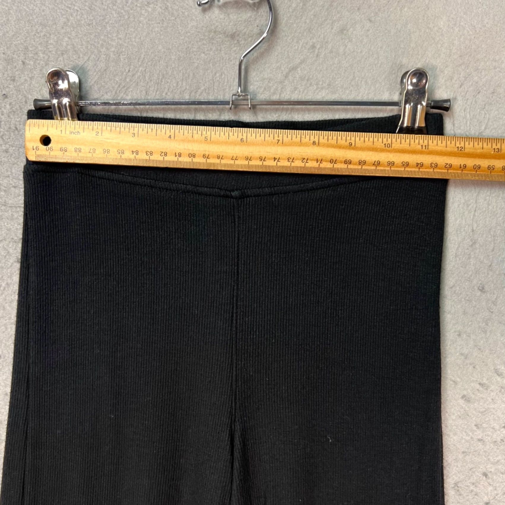 Vintage ATM Womens XS Black Wide-Leg Modal Blend Lounge Pants Size 26" / US 2 / IT 38 - 6 Thumbnail