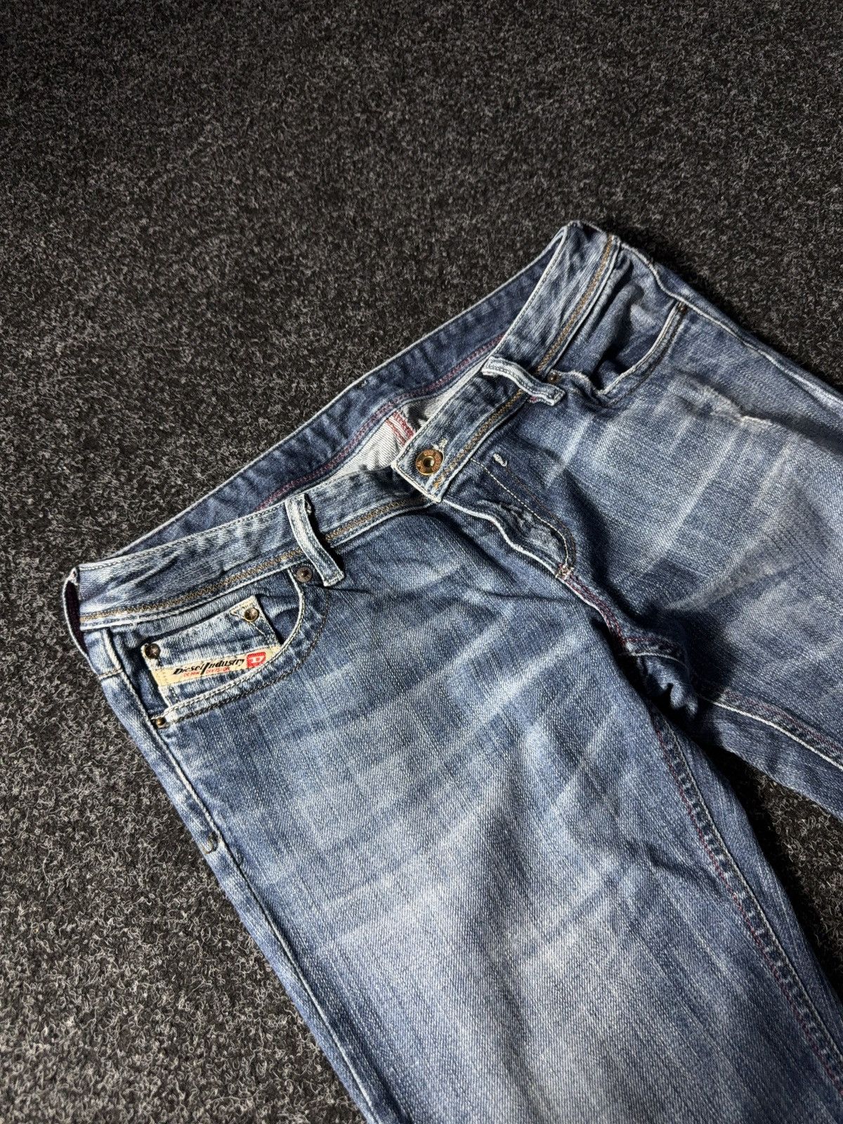 Diesel × If Six Was Nine × Vintage Vintage 90s Y2K Diesel Industry Wash Faded Italy Jeans pants Size US 31 - 6 Thumbnail