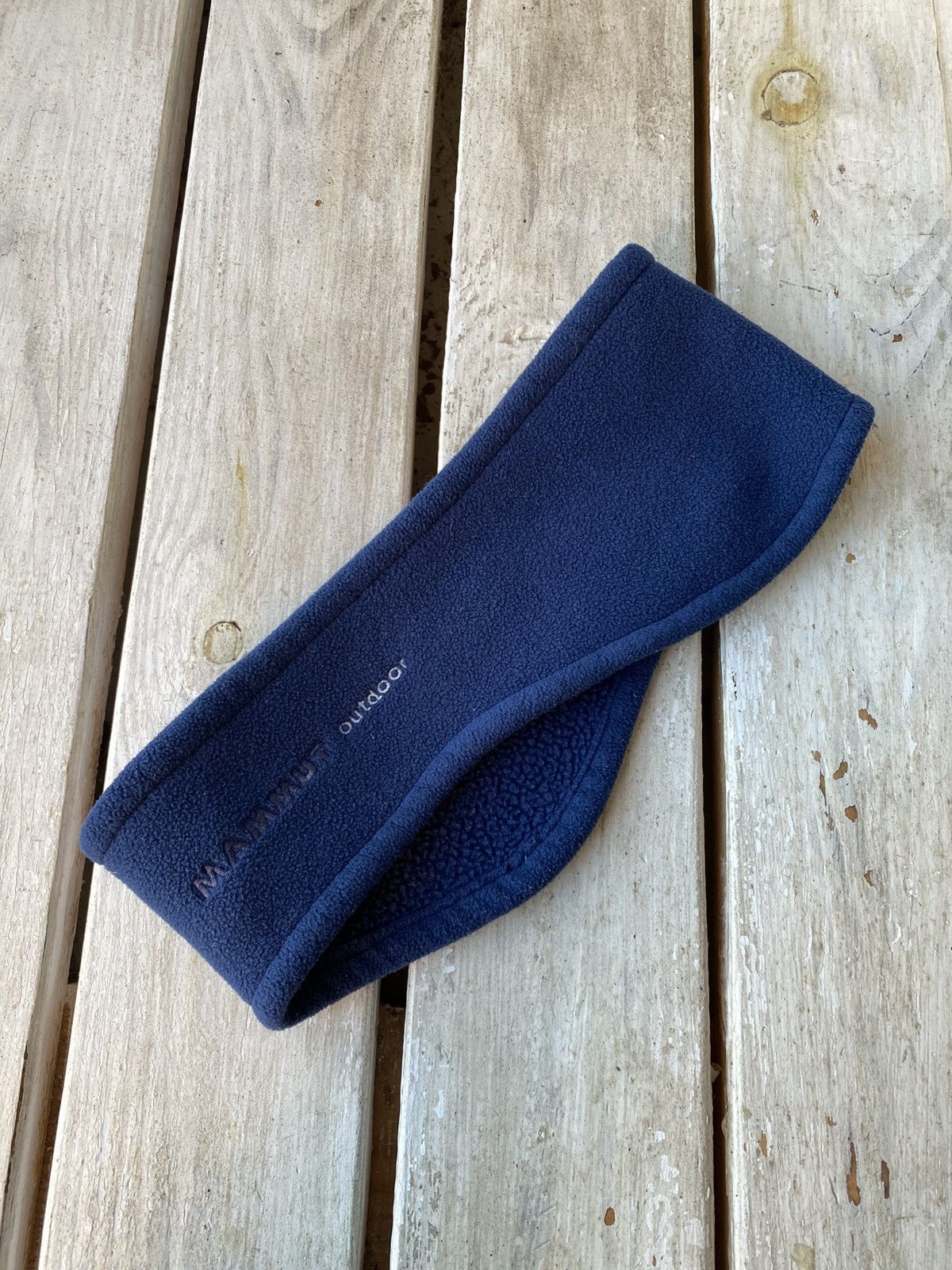Nike × Vintage Mammut outdoor Vintage Fleece Head Band 90s M size Size ONE SIZE - 2 Thumbnail