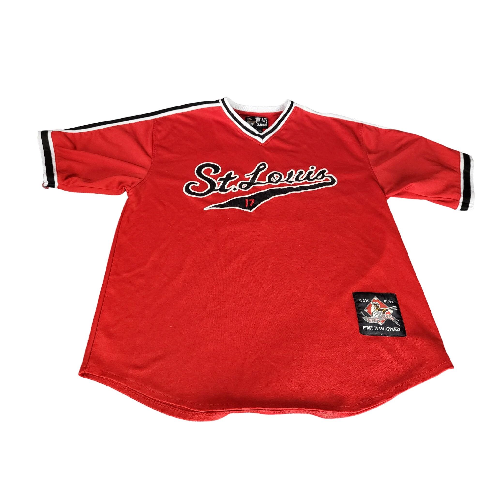 Other St. Louis Stars Negro League Baseball Red Jersey #17 NLBN Me Size US XL / EU 56 / 4 - 1 Thumbnail