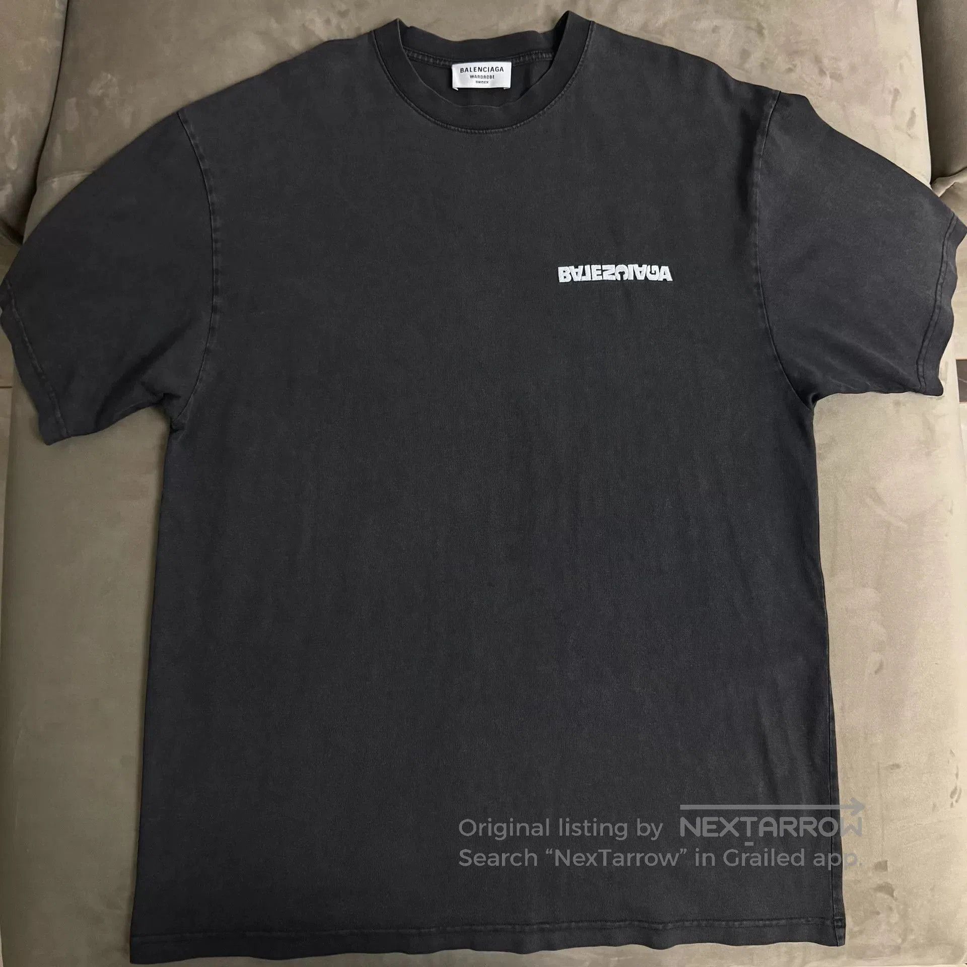 Balenciaga Balenciaga Reverse Embroidery Logo T. Size US XS / EU 42 / 0 - 1 Thumbnail