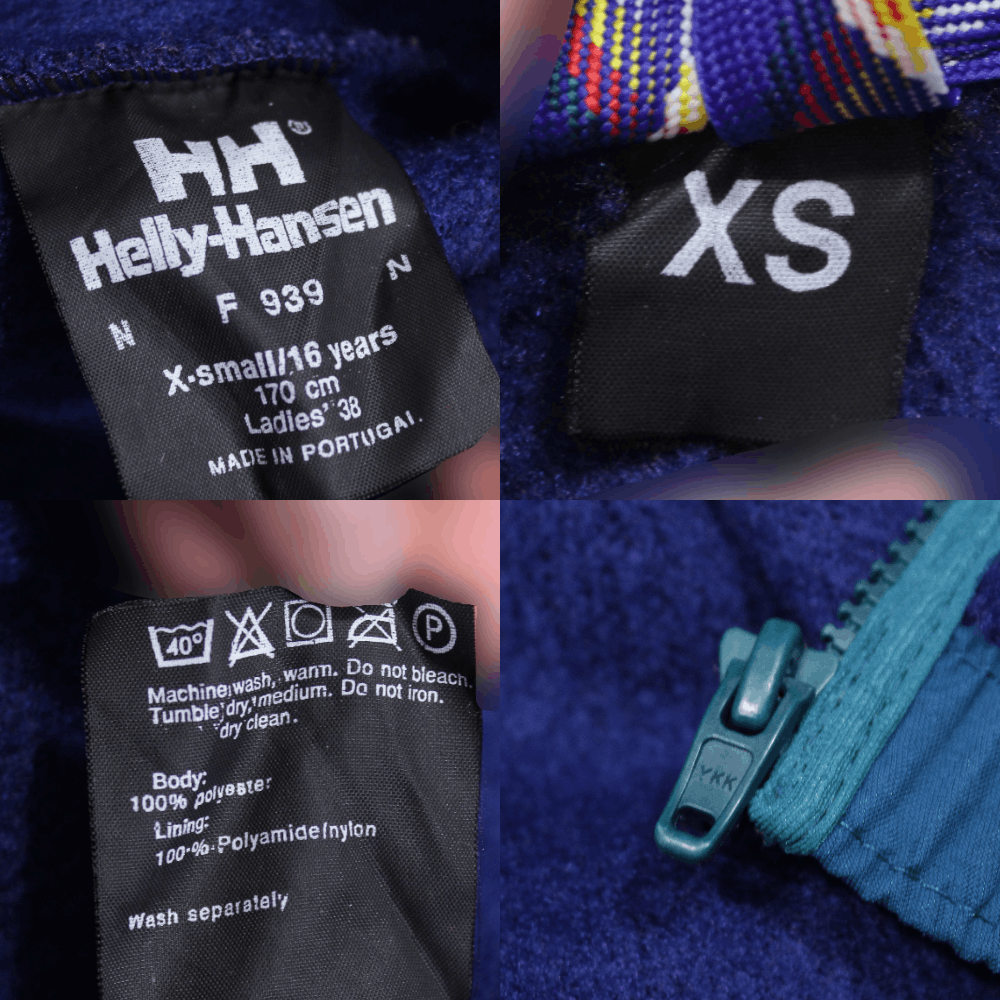 Helly Hansen 90S Logo Fleece Sherpa Jacket Size US XS / EU 42 / 0 - 7 Thumbnail
