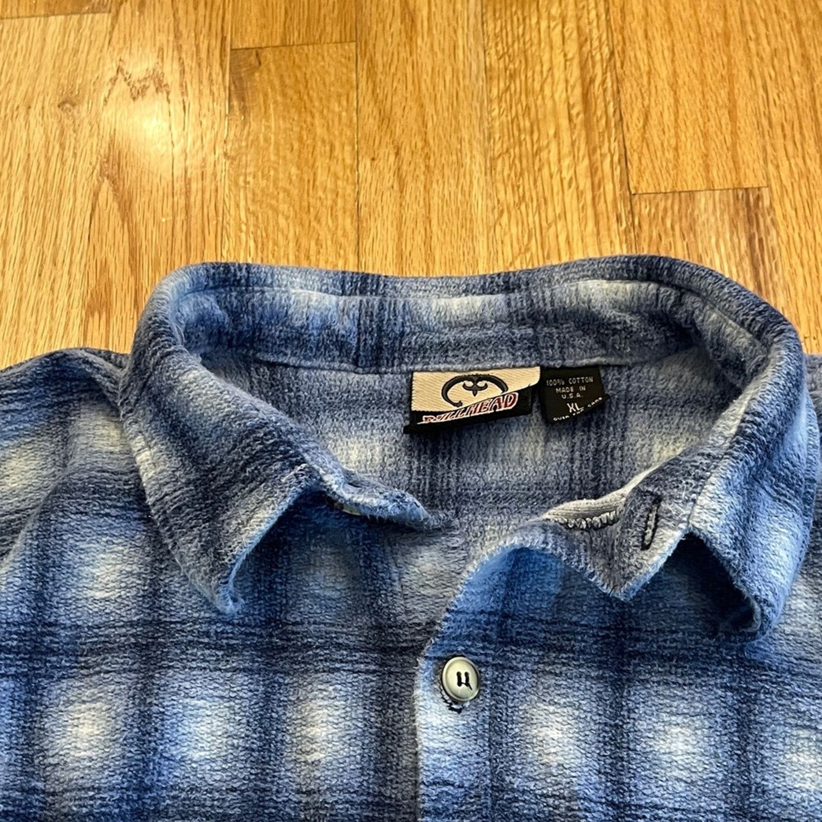 Bullhead Denim Co. Men’s vintage 90’s Bullhead Flannel Shirt XL Size US XL / EU 56 / 4 - 4 Thumbnail