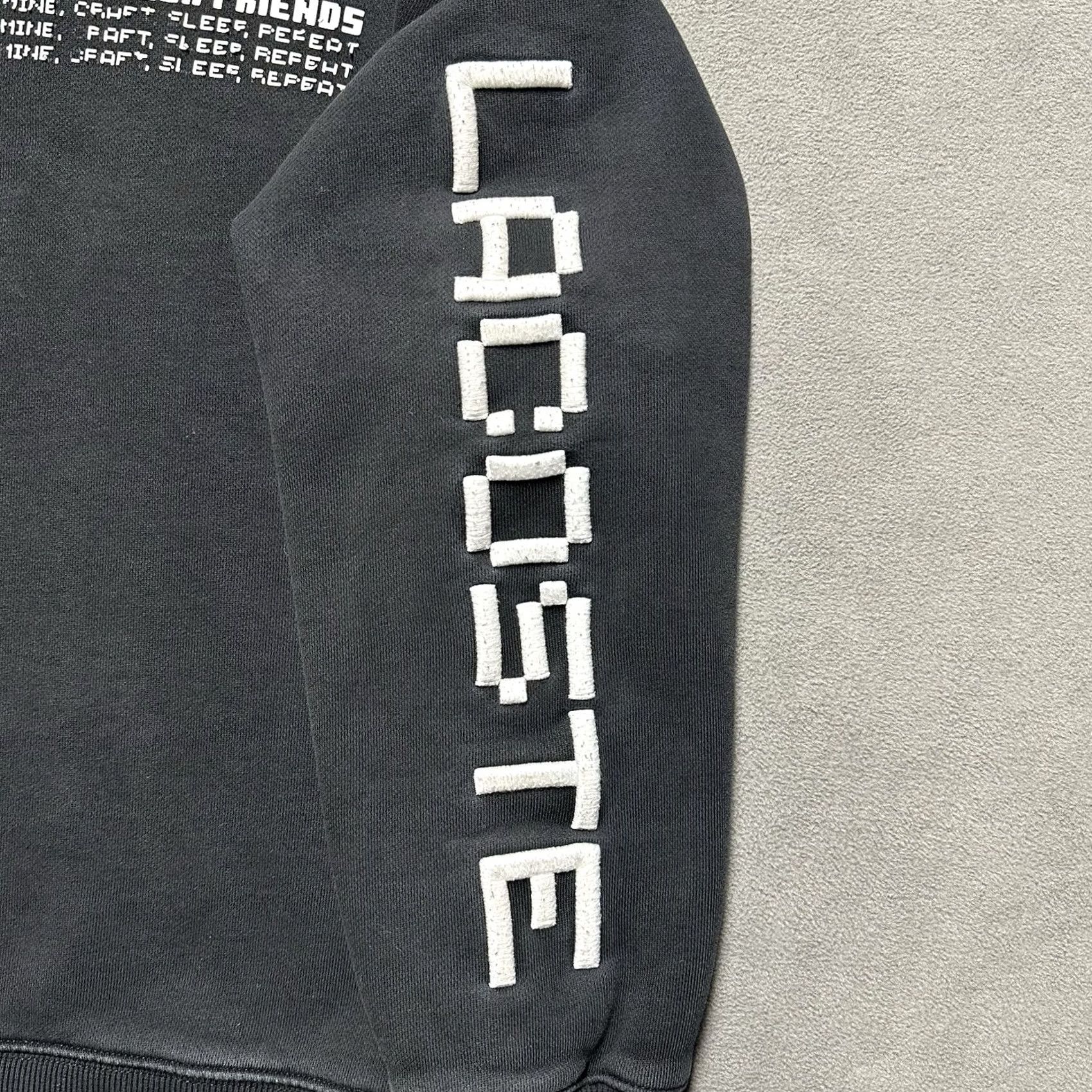 Lacoste Lacoste LIVE x Minecraft Sweatshirt Mens XL Black Loose Fit Terry Hoodie GUC Size US XL / EU 56 / 4 - 6 Thumbnail