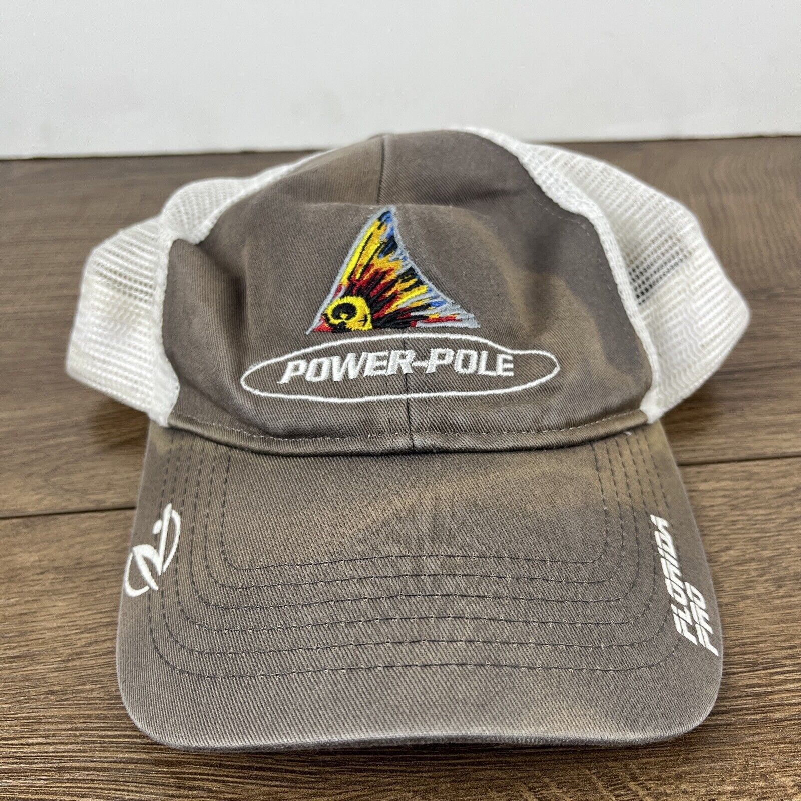 Other Power Pole Hat Florida Pro Gray Hat Adjustable Adult Size Ha Size ONE SIZE - 4 Thumbnail