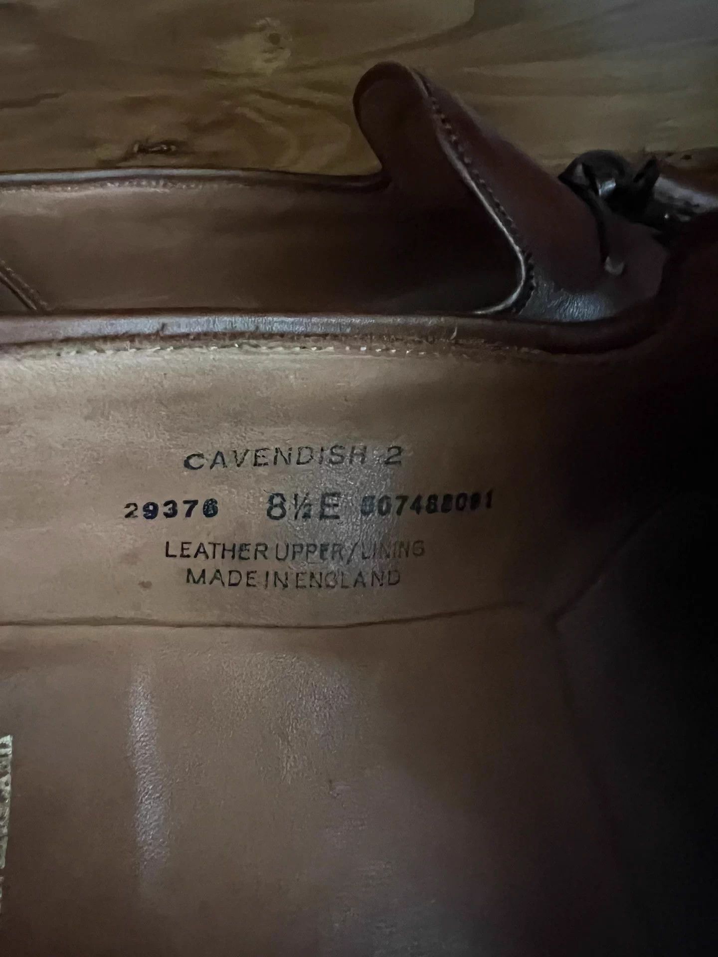 Crockett & Jones CROCKETT & JONES UK Made Leather Loafers Dark Brown 8.5E Size US 8.5 / EU 41-42 - 8 Thumbnail