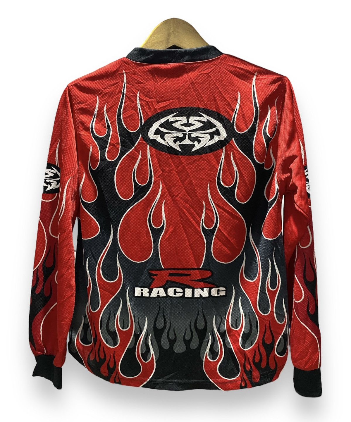 Gear for Sports × Sports Specialties × Vintage 2000s MTX Motocross flame jersey Size US L / EU 52-54 / 3 - 2 Thumbnail