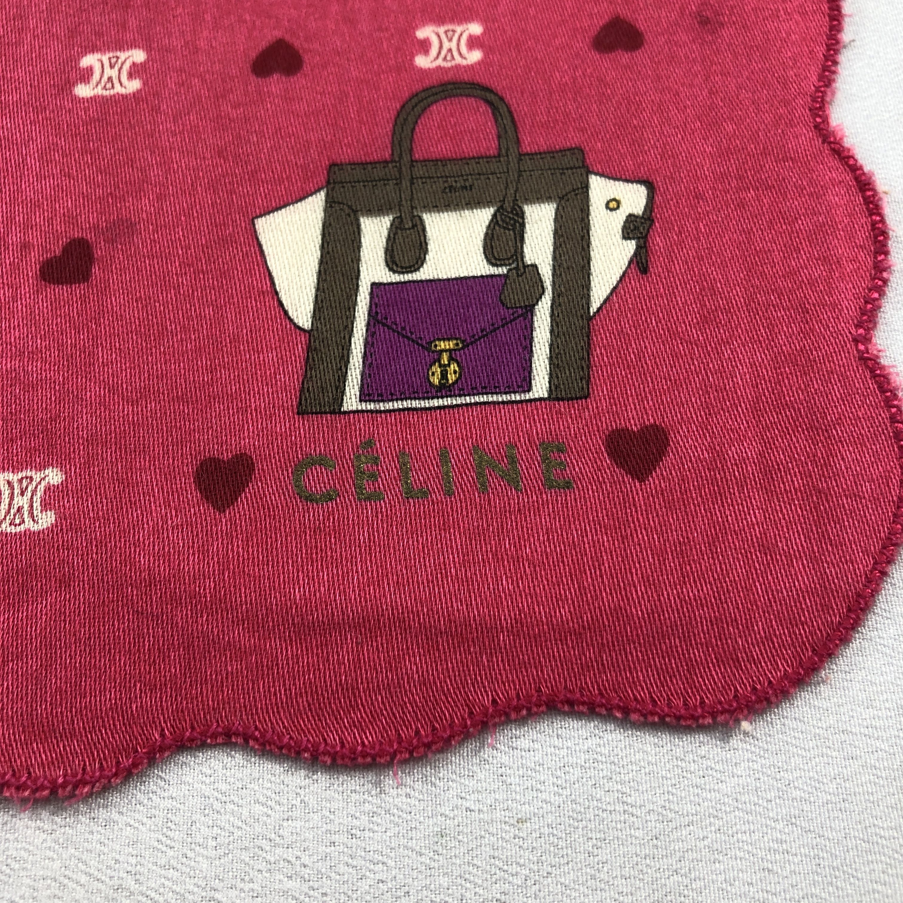 Celine Celine Handkerchief Neckerchief Bandana H2941 Size ONE SIZE - 3 Thumbnail