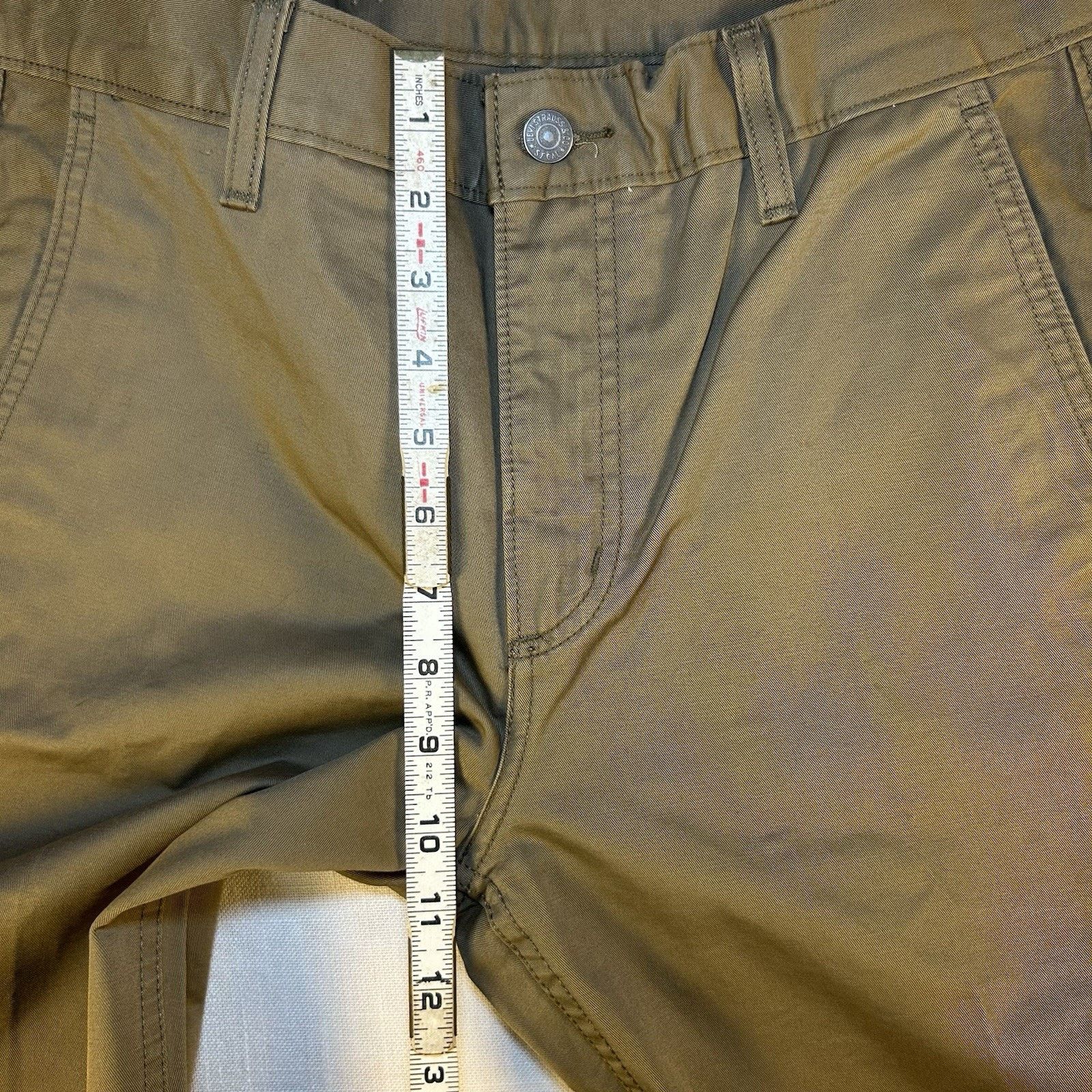 Levi's Levi's Tapered Khaki Brown/green Cotton Pants Men's 30x32 Size US 30 / EU 46 - 2 Thumbnail