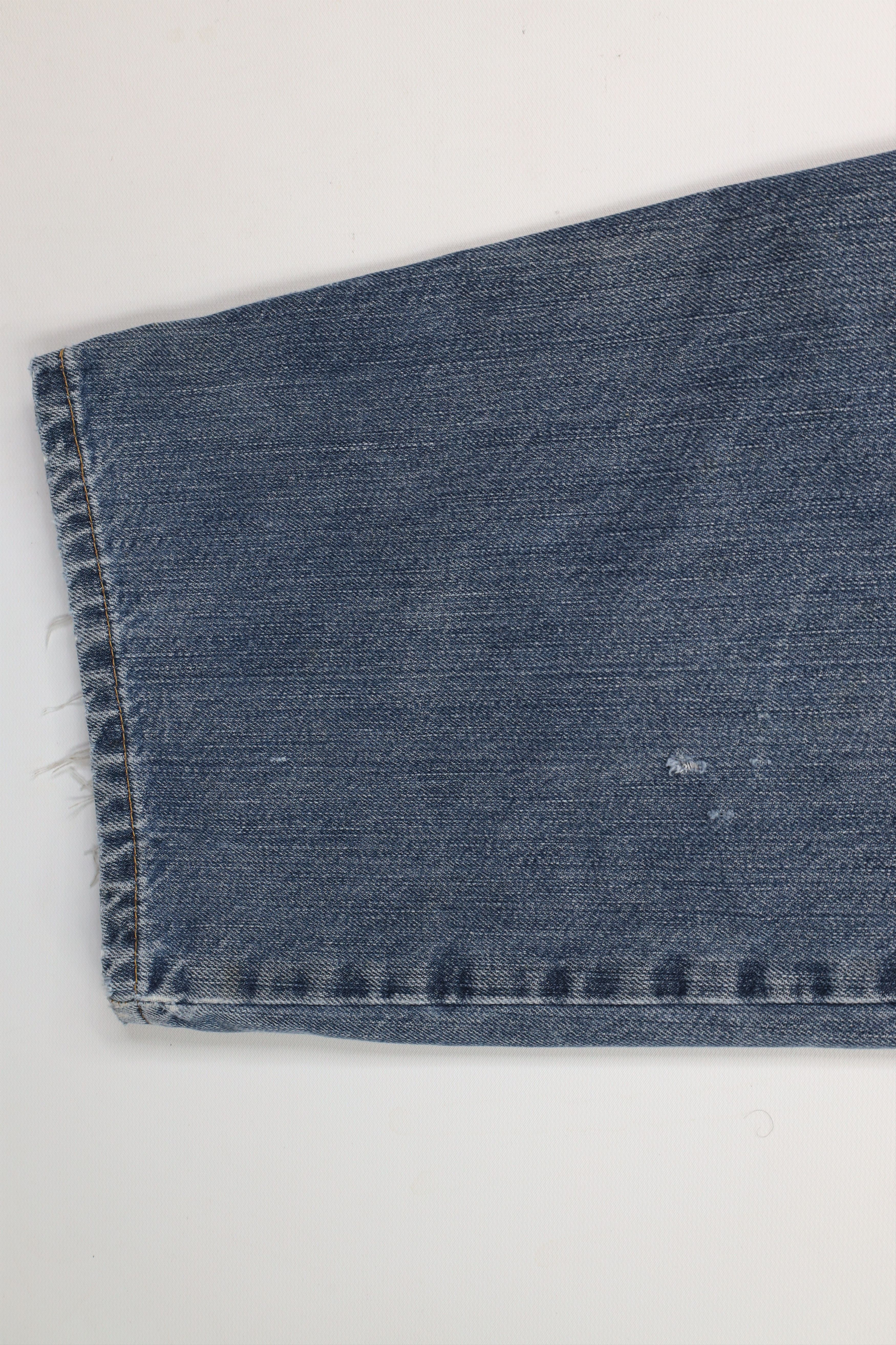 Carhartt × Vintage Vintage Carhartt Distressed Relaxed Fit Denim Jeans Blue Size US 40 / EU 56 - 5 Thumbnail