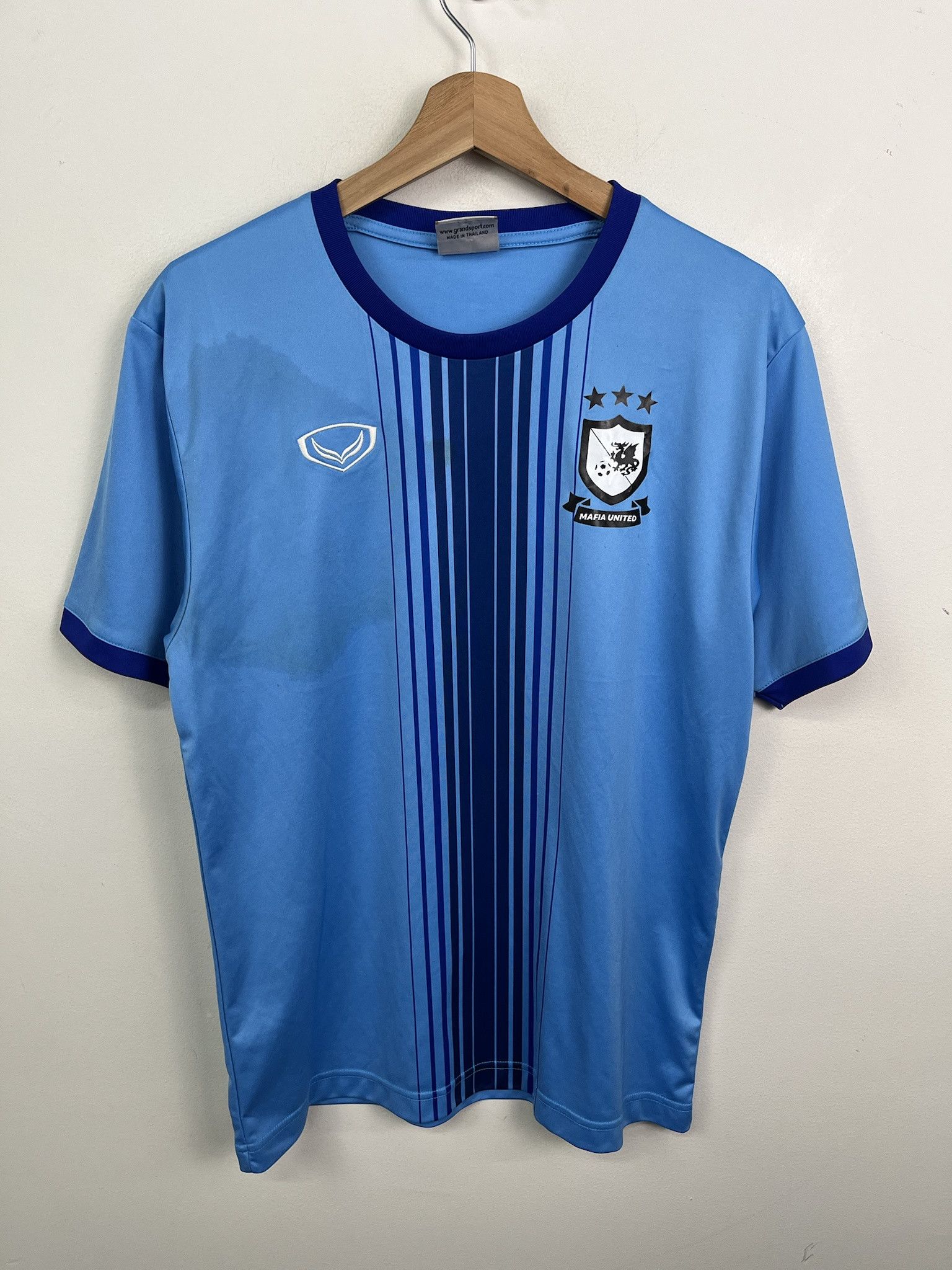 Other Vintage Mafia United Blue Striped Jersey Size S Size US S / EU 44-46 / 1 - 1 Thumbnail