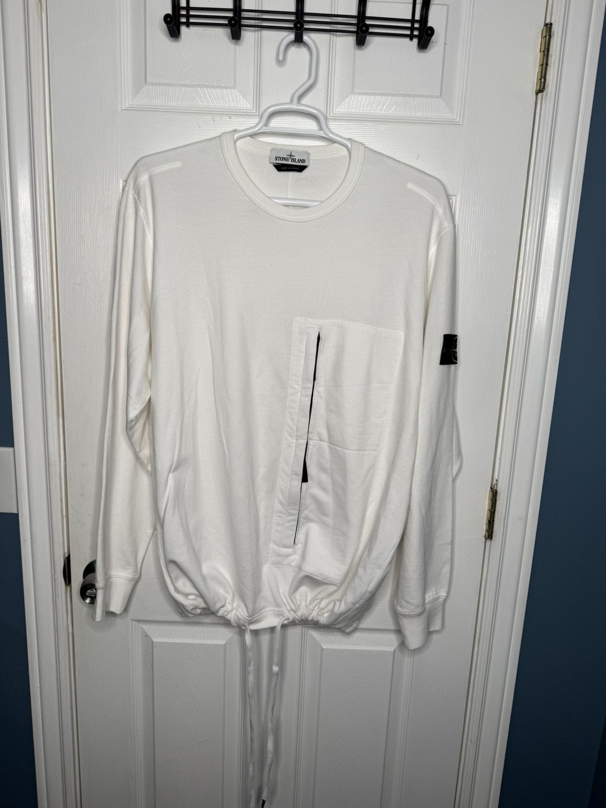 Stone Island Stone Island Sweater Cotton Sweater w/ Pocket & Drawstring Size US XXL / EU 58 / 5 - 11 Thumbnail