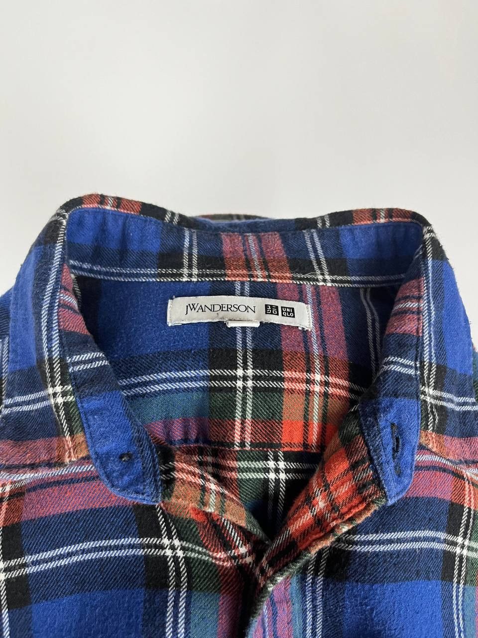 JW Anderson × Uniqlo JW Anderson Uniqlo Men Flannel Paid Shirt Size L (0496) Size US L / EU 52-54 / 3 - 5 Thumbnail