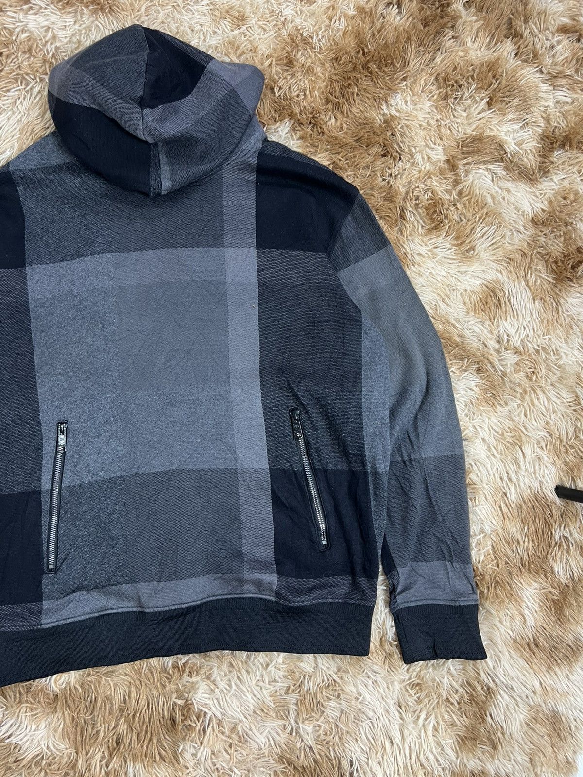Japanese Brand Black Label Crestbridge Big Check Zip-Up Hoodie Size US L / EU 52-54 / 3 - 3 Thumbnail