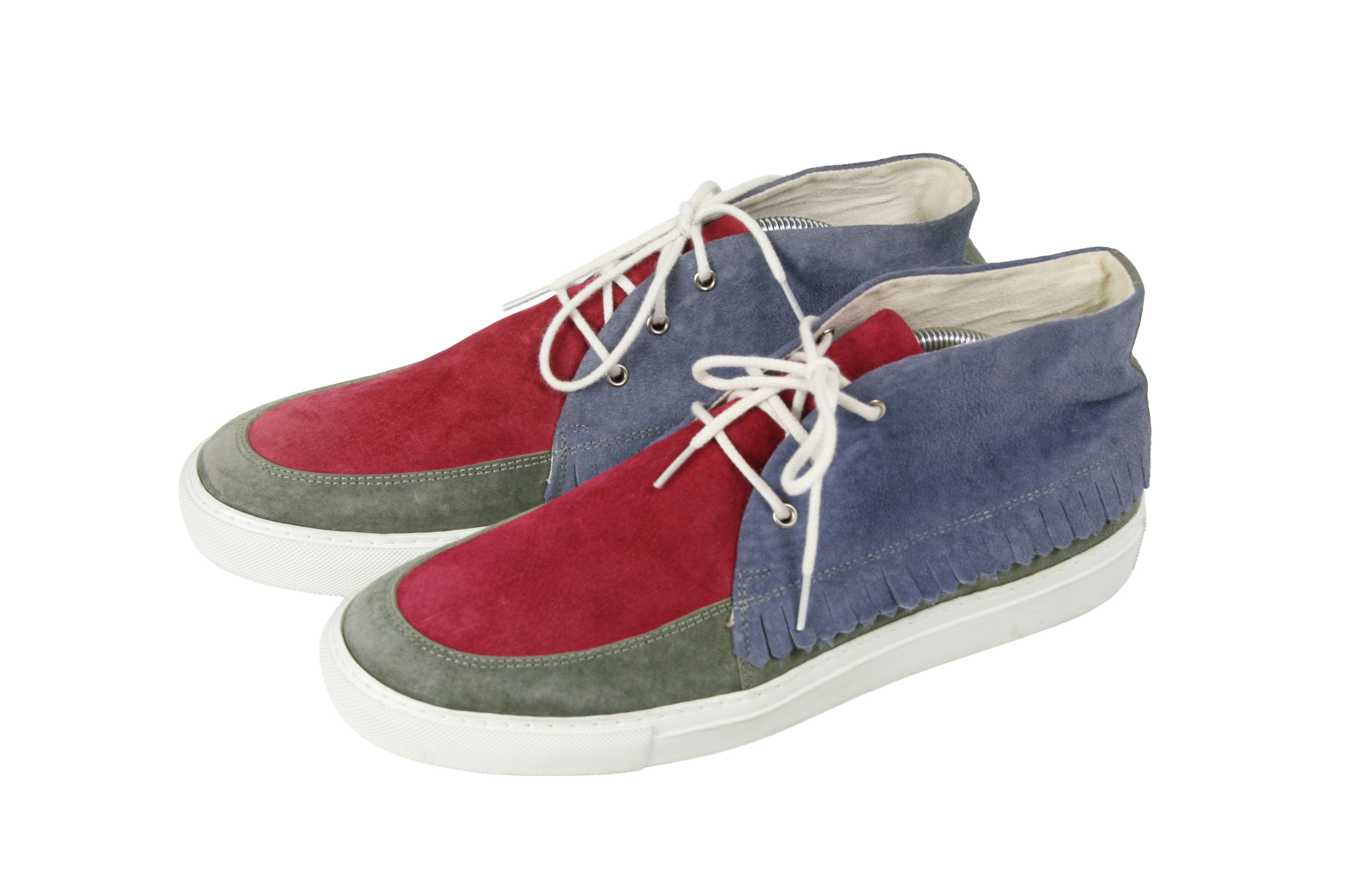 Comme des Garcons X The Generic Man 2013 Patchwork Mohawk Sneakers Size US 9.5 / EU 42-43 - 3 Thumbnail