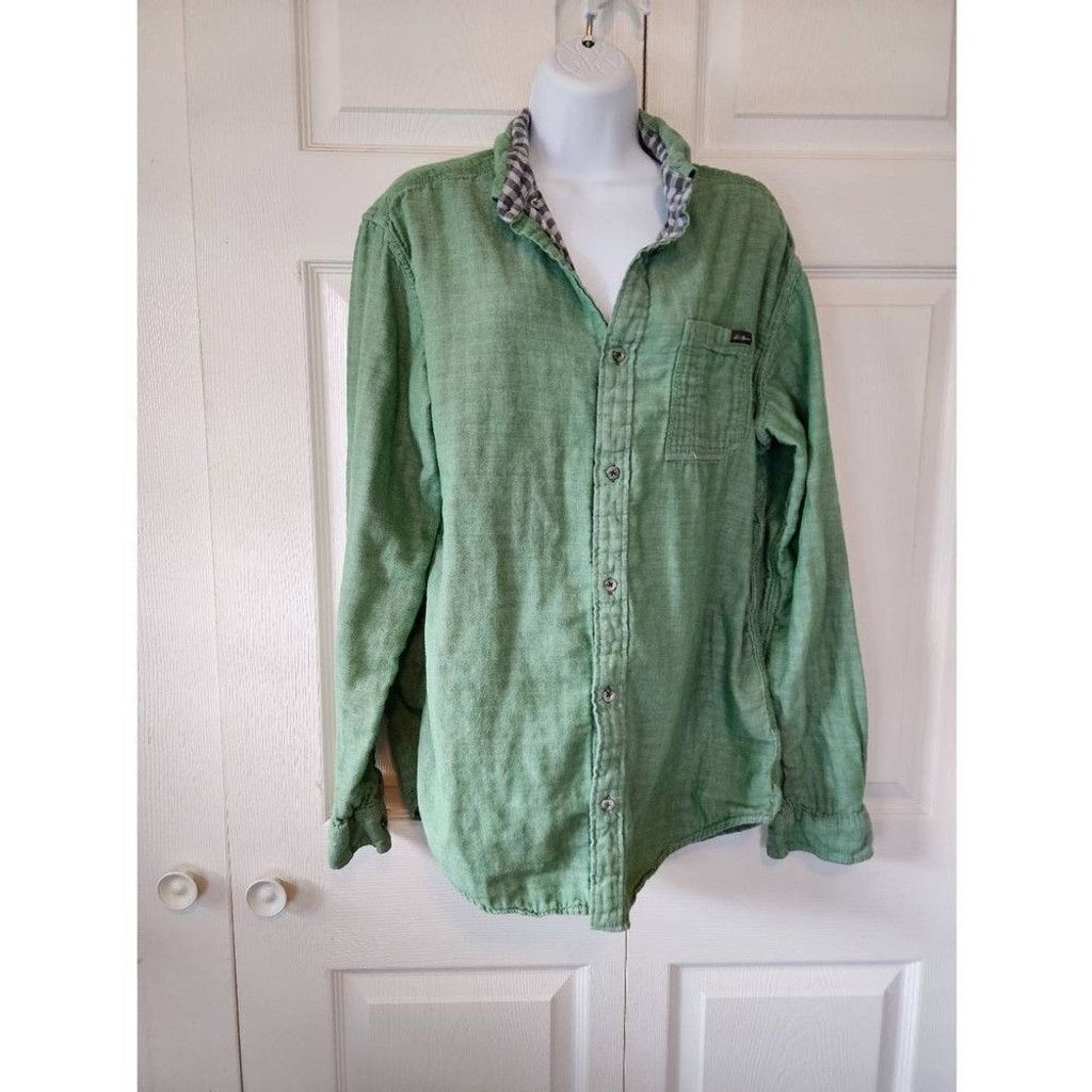 Eddie Bauer Eddie Bauer Green Shirt Size US L / EU 52-54 / 3 - 3 Thumbnail