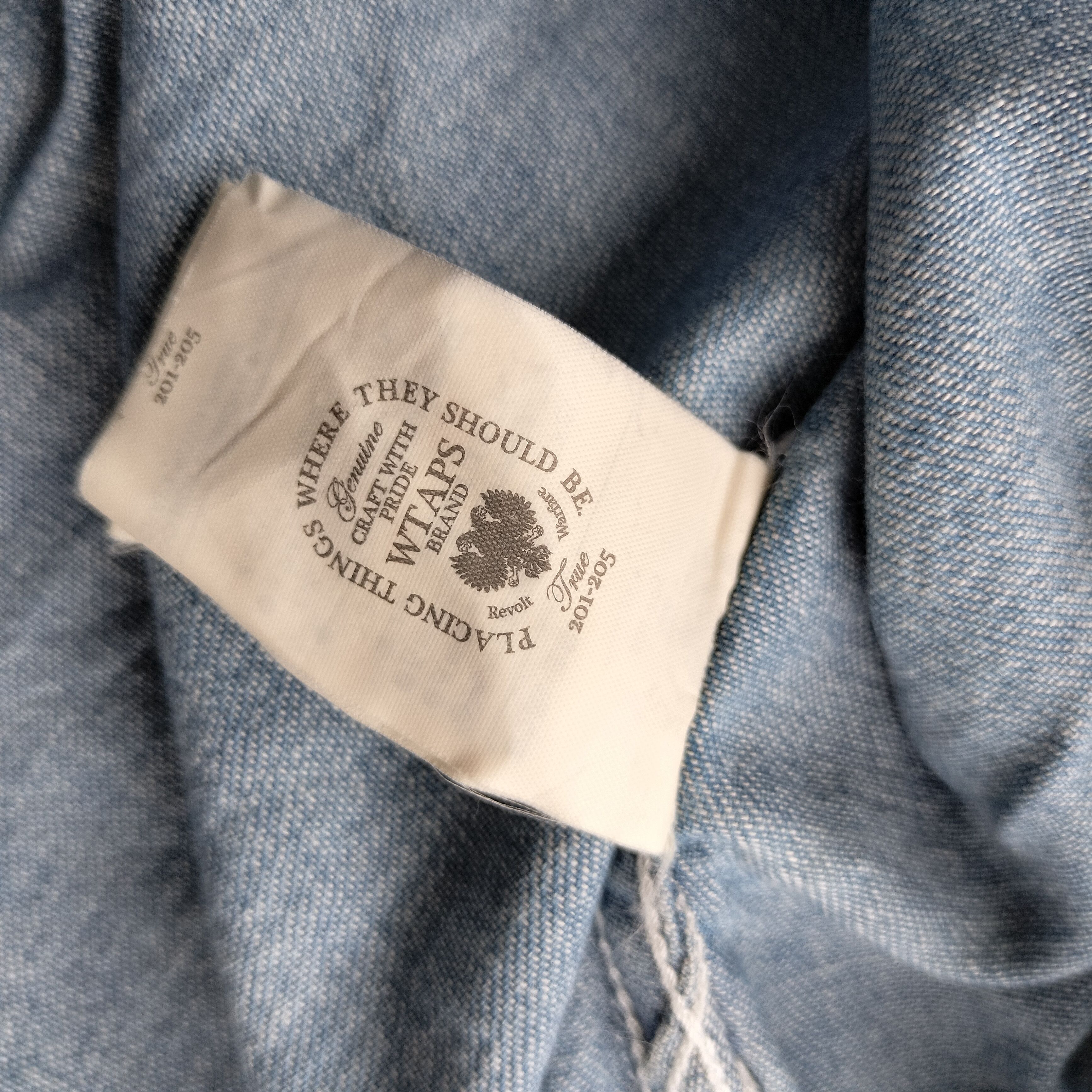 Wtaps Wtaps selvedge denim western Ls shirt Size US L / EU 52-54 / 3 - 9 Thumbnail