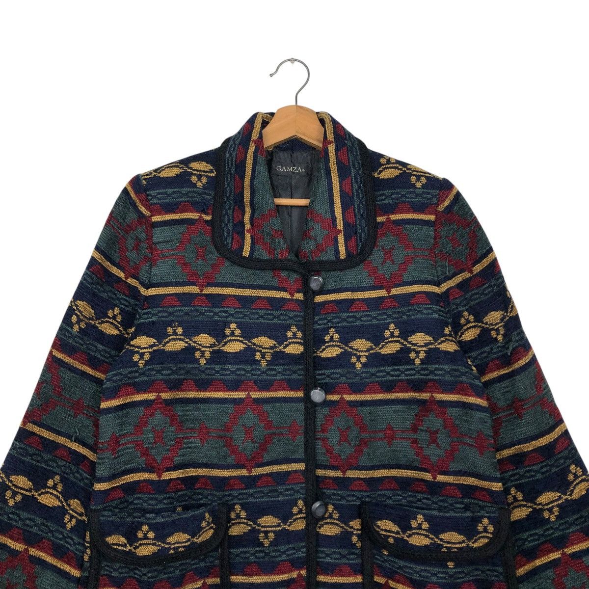 Japanese Brand 🔥VINTAGE CHORE WORK JACKET GAMZA NAVAJO DESIGN ISSEY MIYAKE Size US M / EU 48-50 / 2 - 5 Thumbnail