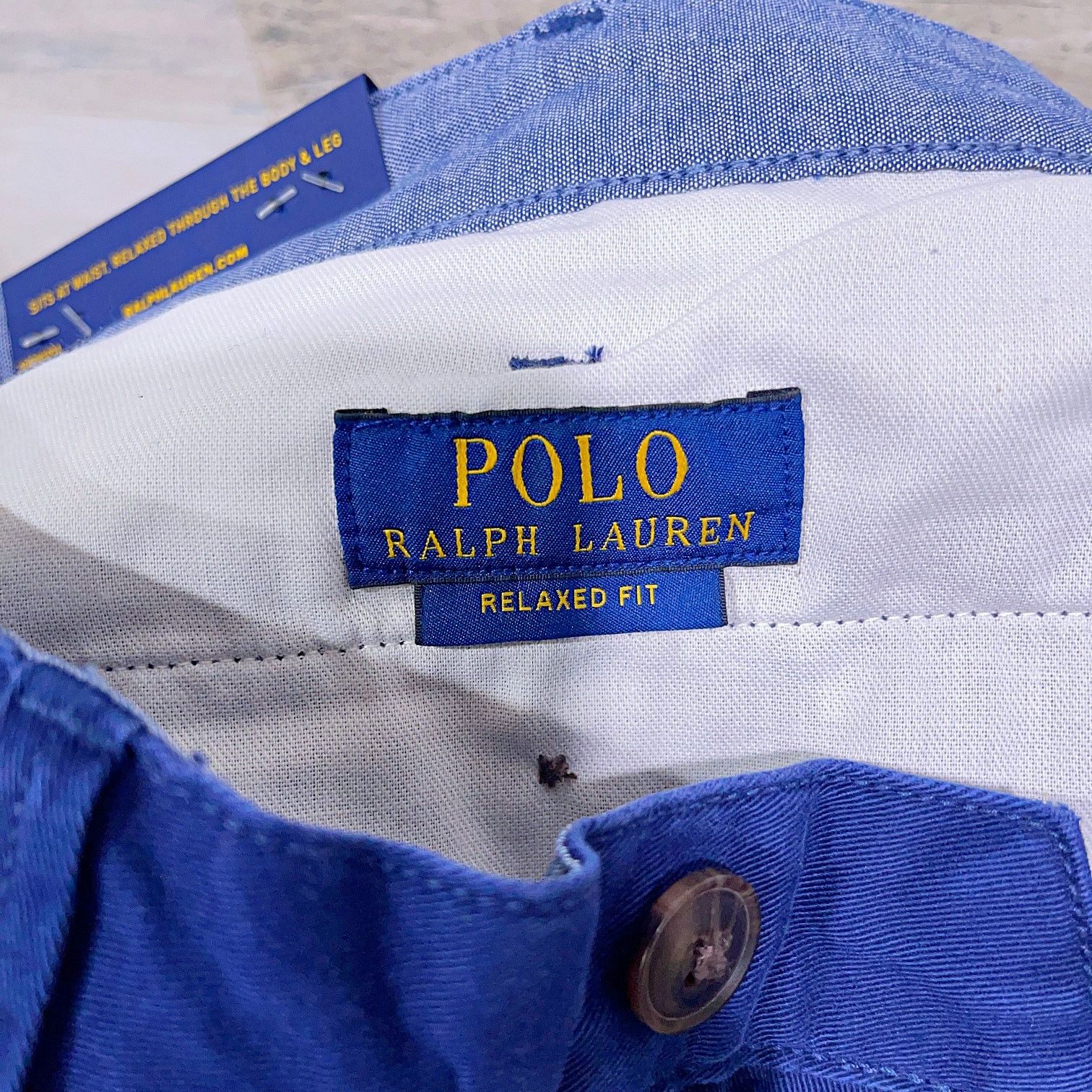 Polo Ralph Lauren POLO Ralph Lauren 10" Relaxed Fit Chino Shorts Navy Flat 32 Size US 32 / EU 48 - 5 Thumbnail