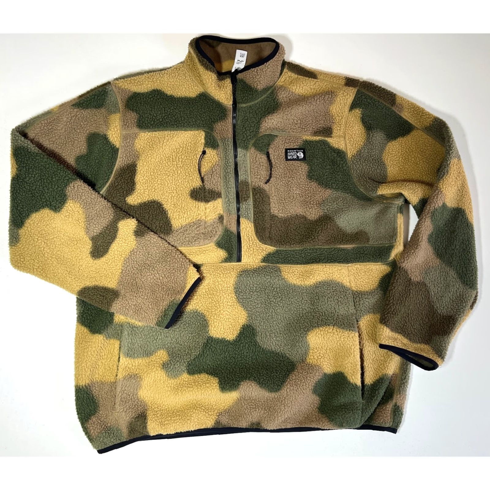 Mountain Hardwear Men’s Mountain Hardwear HiCamp 1/2 Zip Fleece Pullover Camouflage Print Sz 2XL Jacket Mens Size US XXL / EU 58 / 5 - 3 Thumbnail