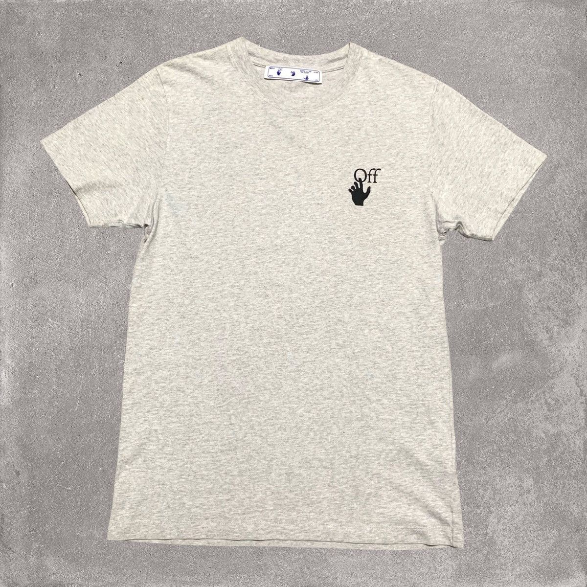 Off-White Off White Small Marker Arrows Grey Tee Virgil Abloh Size US S / EU 44-46 / 1 - 2 Thumbnail