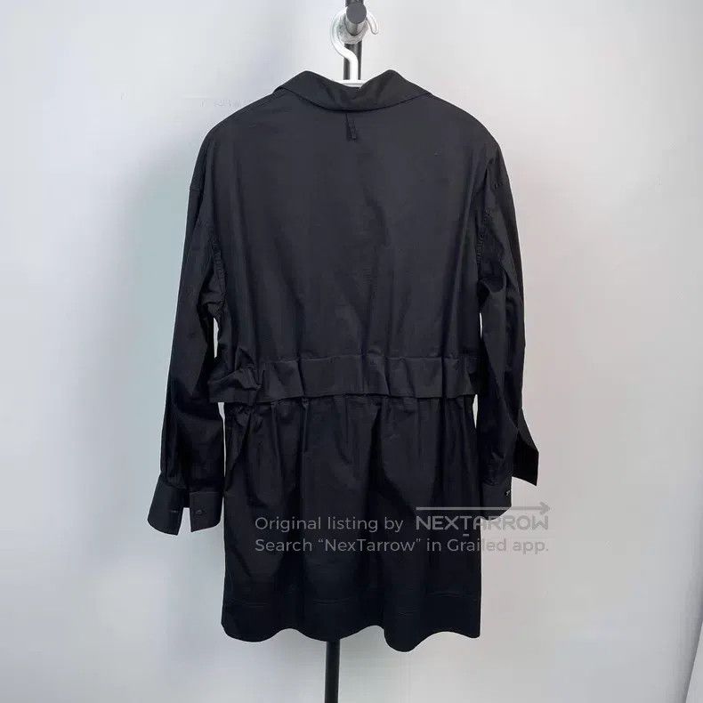 Hermes Hermes Black Carriage Embroidered Drawstring Shirt Dress Size XS / US 0-2 / IT 36-38 - 4 Thumbnail