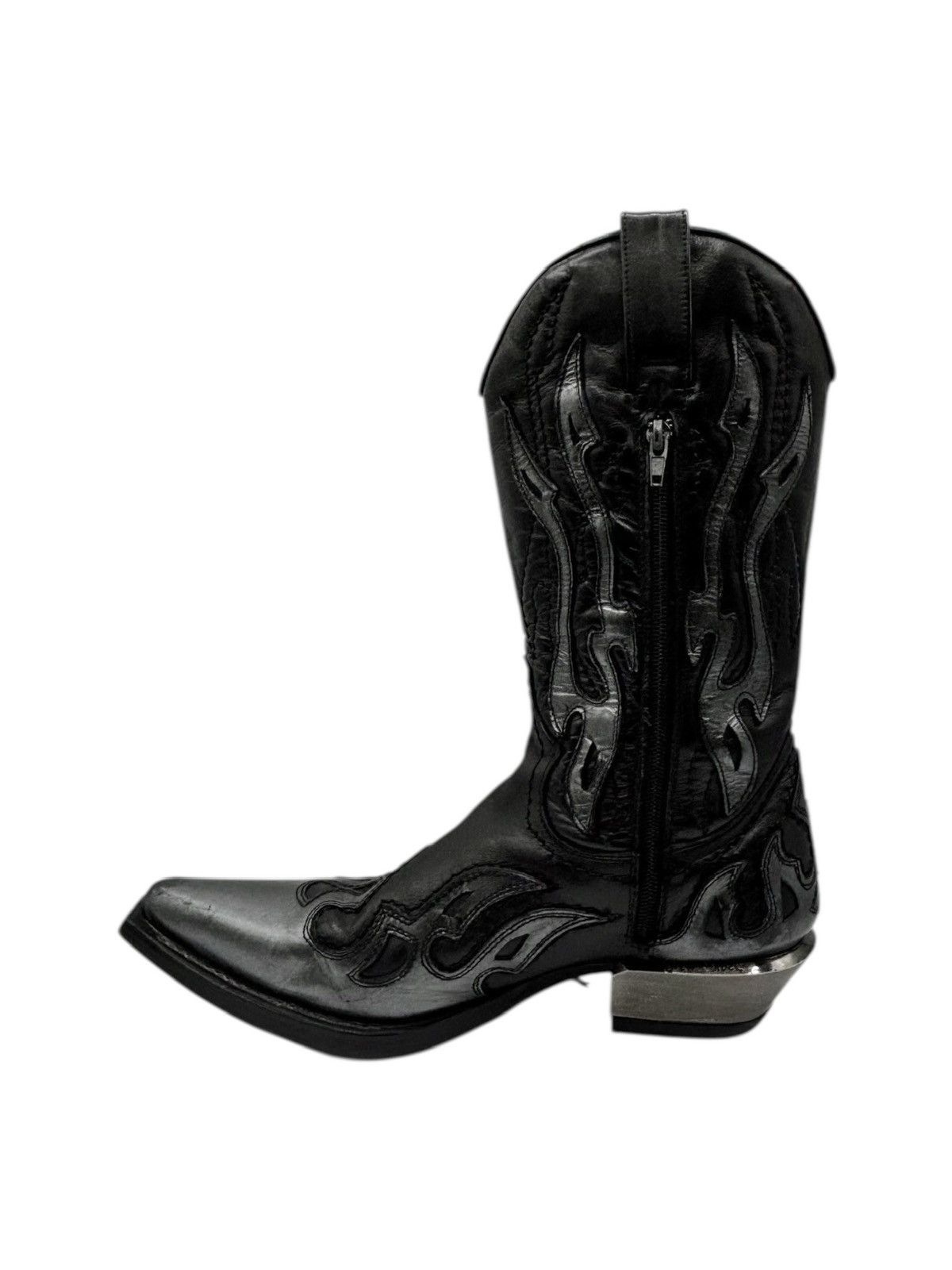 New Rock Vintage New Rock grey flame cowboy boots Size 41 Size US 11 / IT 41 - 7 Thumbnail