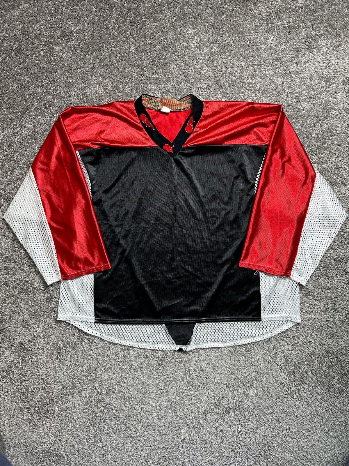 NHL × Vintage Vintage 60s/70s Tri-Tone Flaming Hockey Jersey Size US XL / EU 56 / 4 - 1 Thumbnail