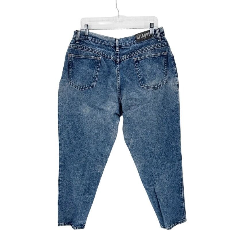 Vintage Vintage Gitano high waisted tapered 80s 90s jeans size 18P Size 36" / US 14 / IT 50 - 2 Thumbnail