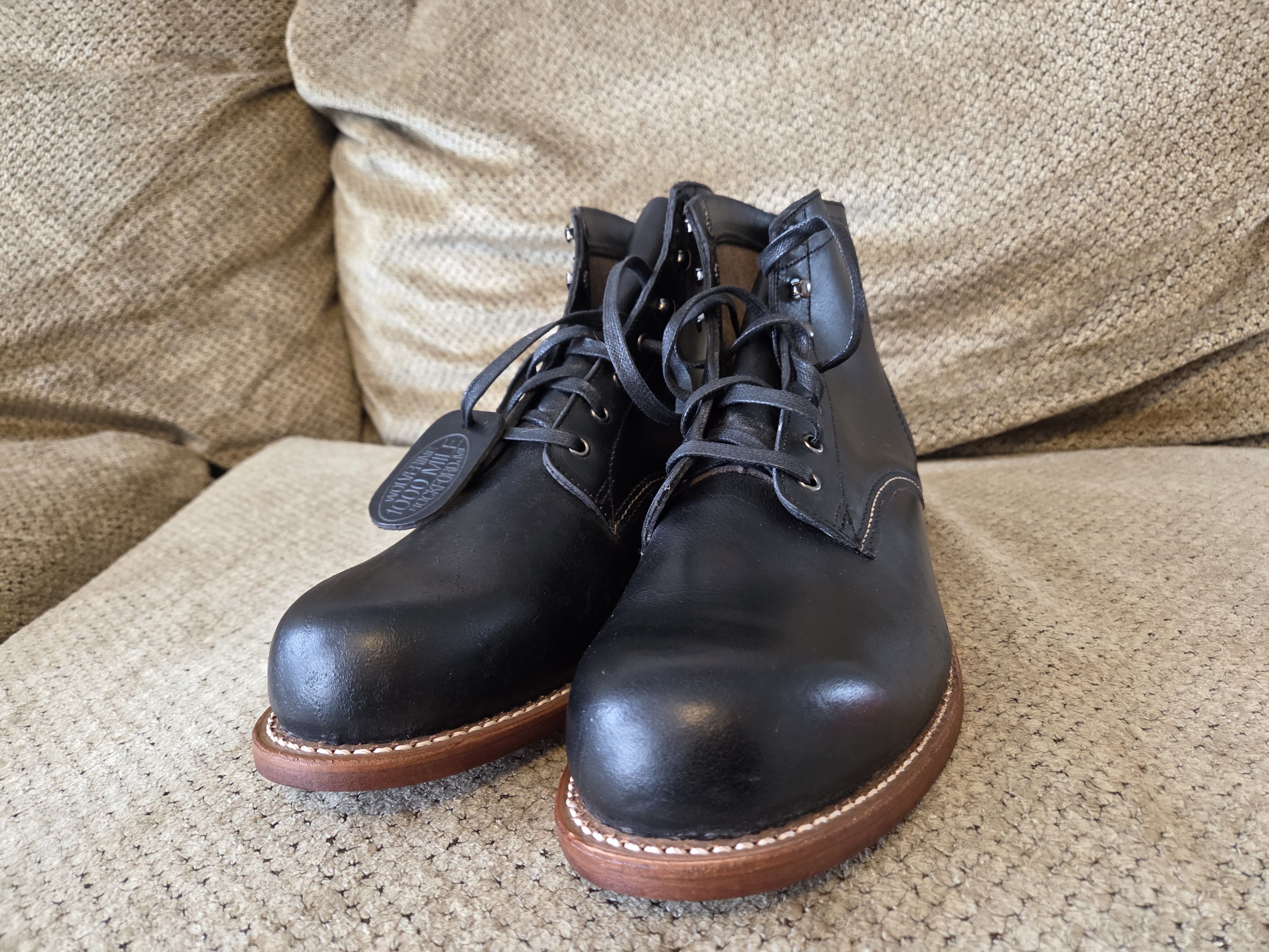 Wolverine Wolverine 1000 Mile Boots Size 12 Black Brand New Size US 12 / EU 45 - 4 Thumbnail