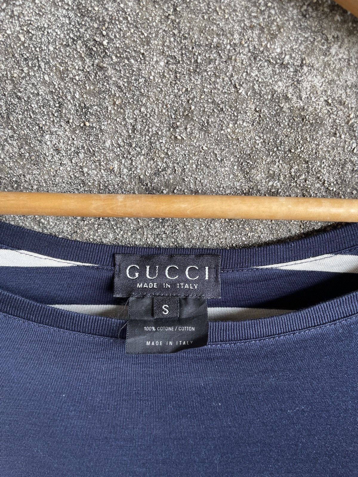 Gucci A/W’25🔥GUCCI🔥Embroidered Crest Logo 3Quartes Tshirt Size S / US 4 / IT 40 - 10 Thumbnail