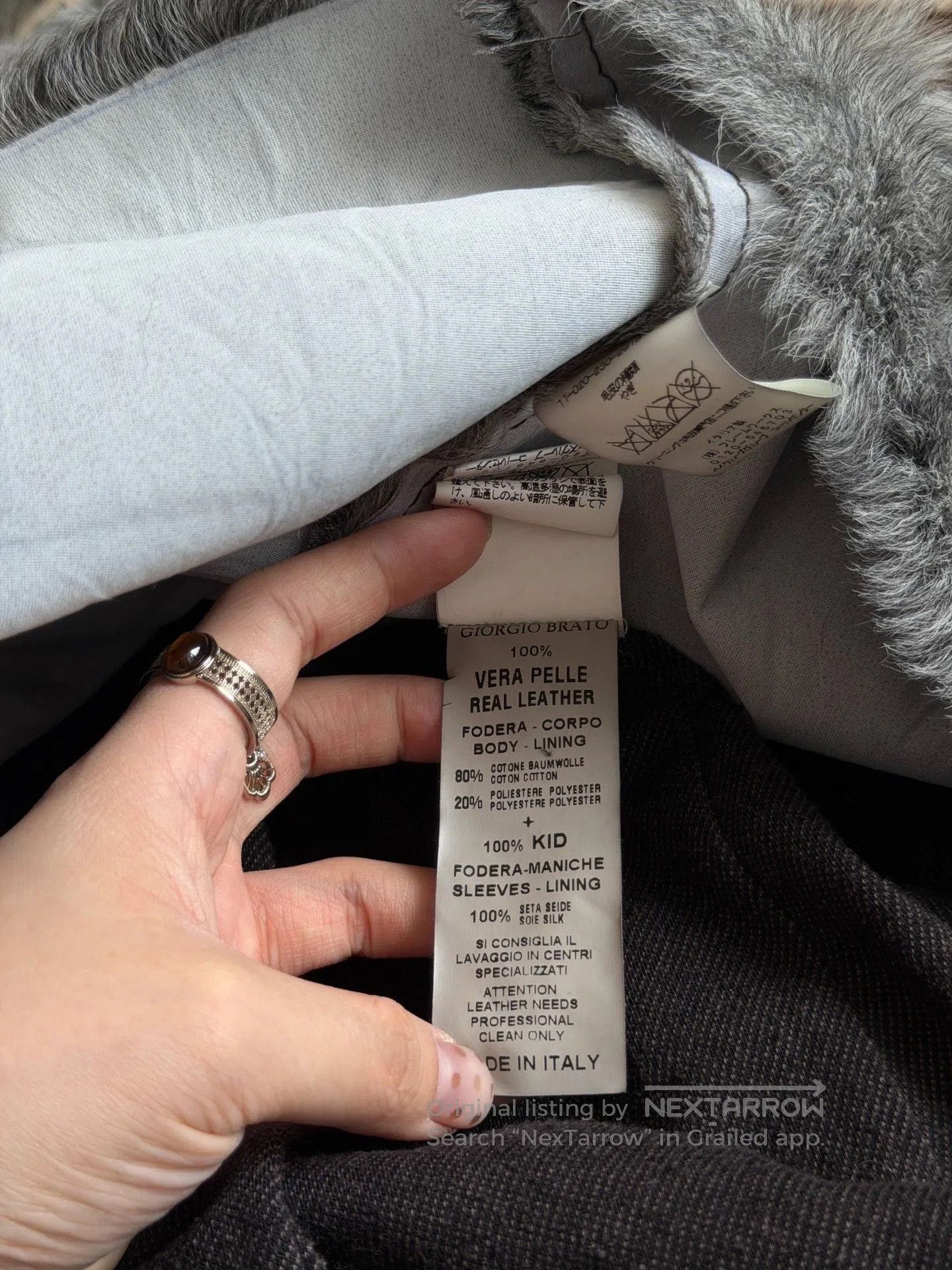 Giorgio Brato Giorgio Brato Distressed Leather Jacket. Size M / US 6-8 / IT 42-44 - 9 Thumbnail