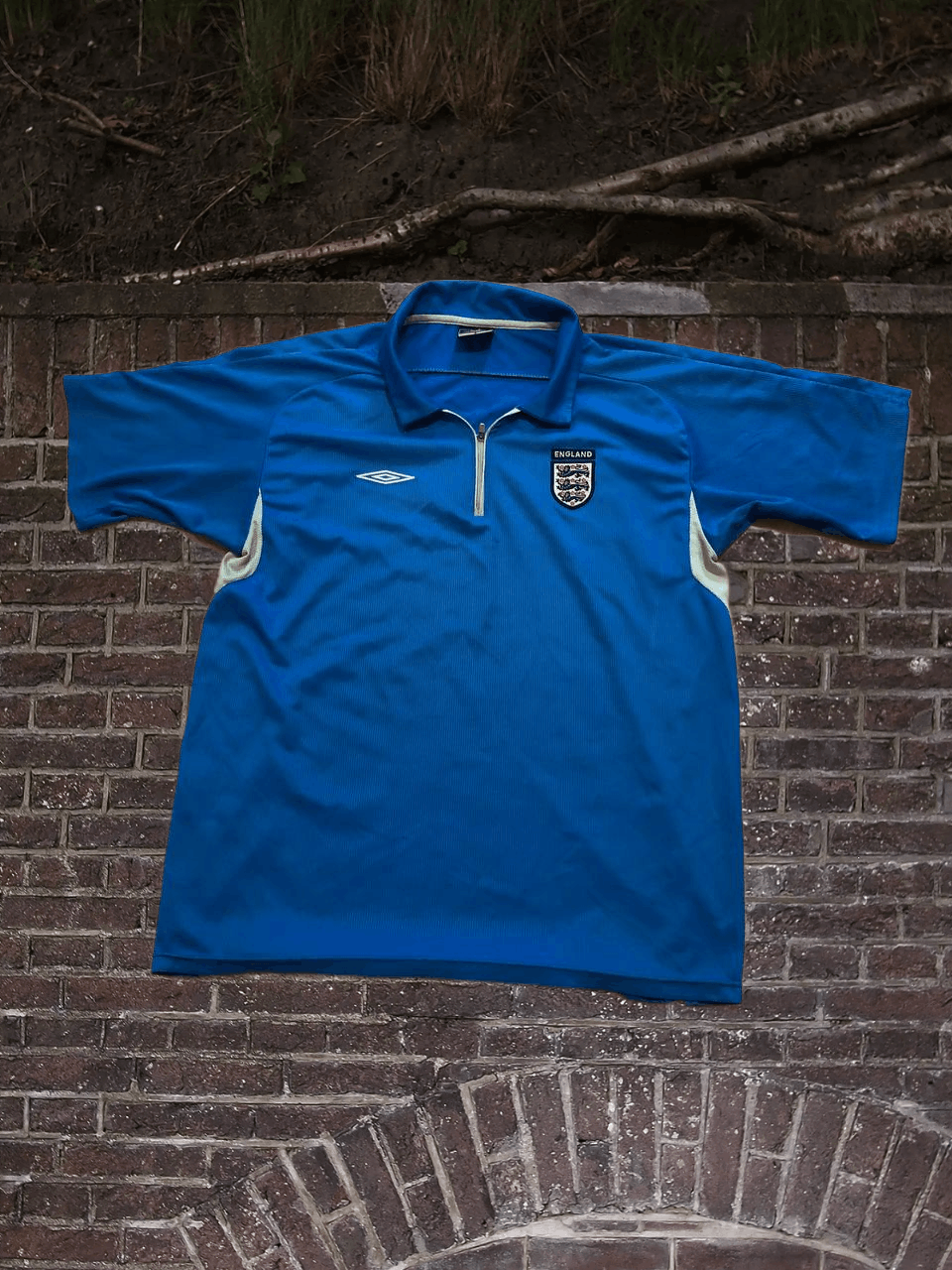 Umbro Vintage Jerseys blue Umbro logo Football England T-shirt Y2K Size US L / EU 52-54 / 3 - 1 Thumbnail