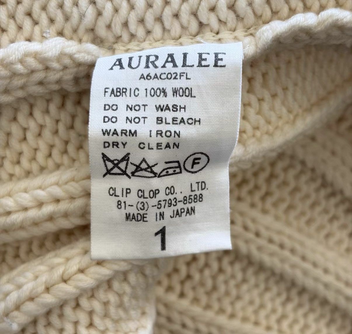 Auralee Auralee Belted Wool Knit Coat J4 Size US XS / EU 42 / 0 - 7 Thumbnail