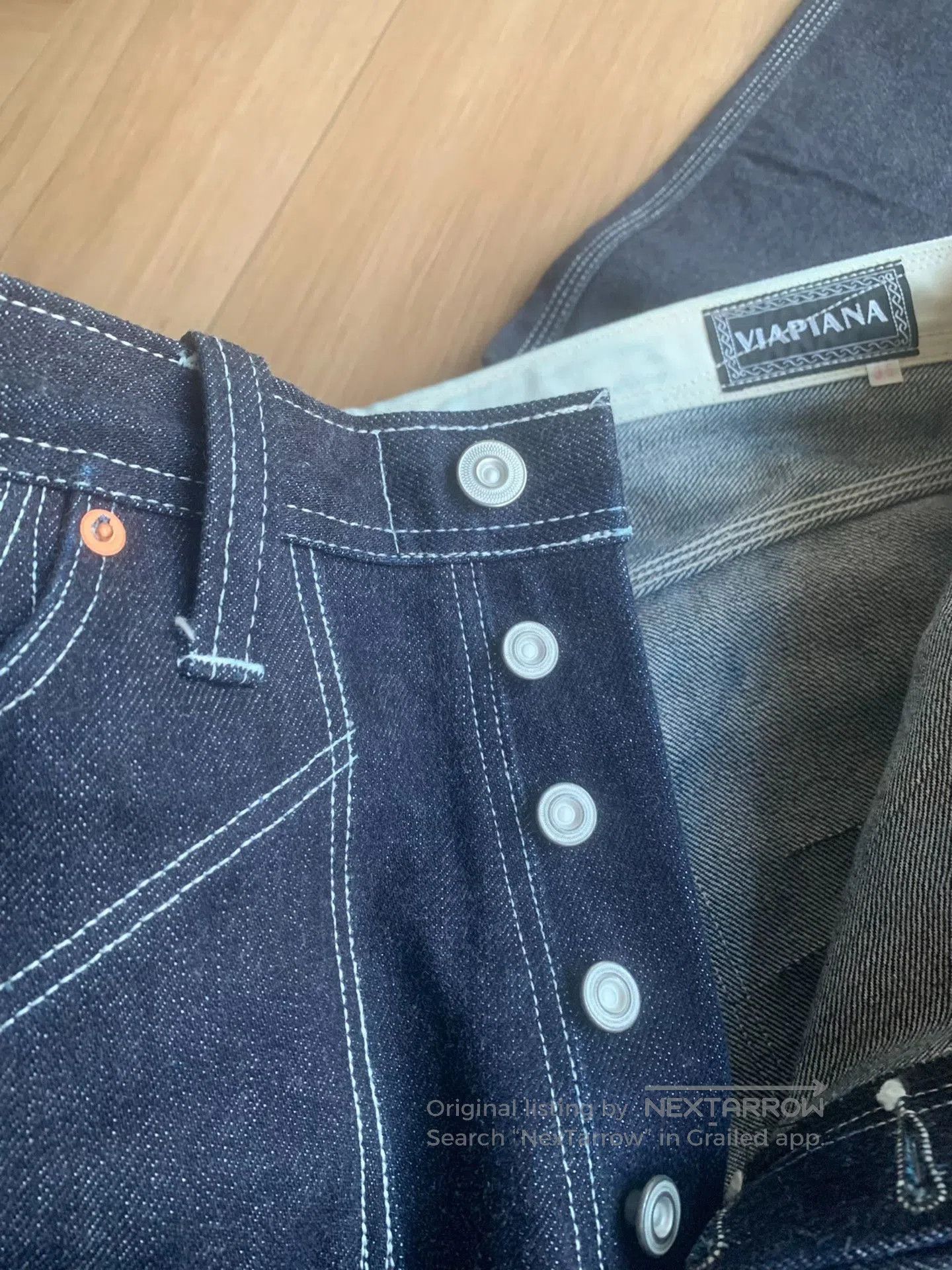 Other Viapiana Slim Straight Selvedge Cargo Pants. Size US 35 - 5 Thumbnail